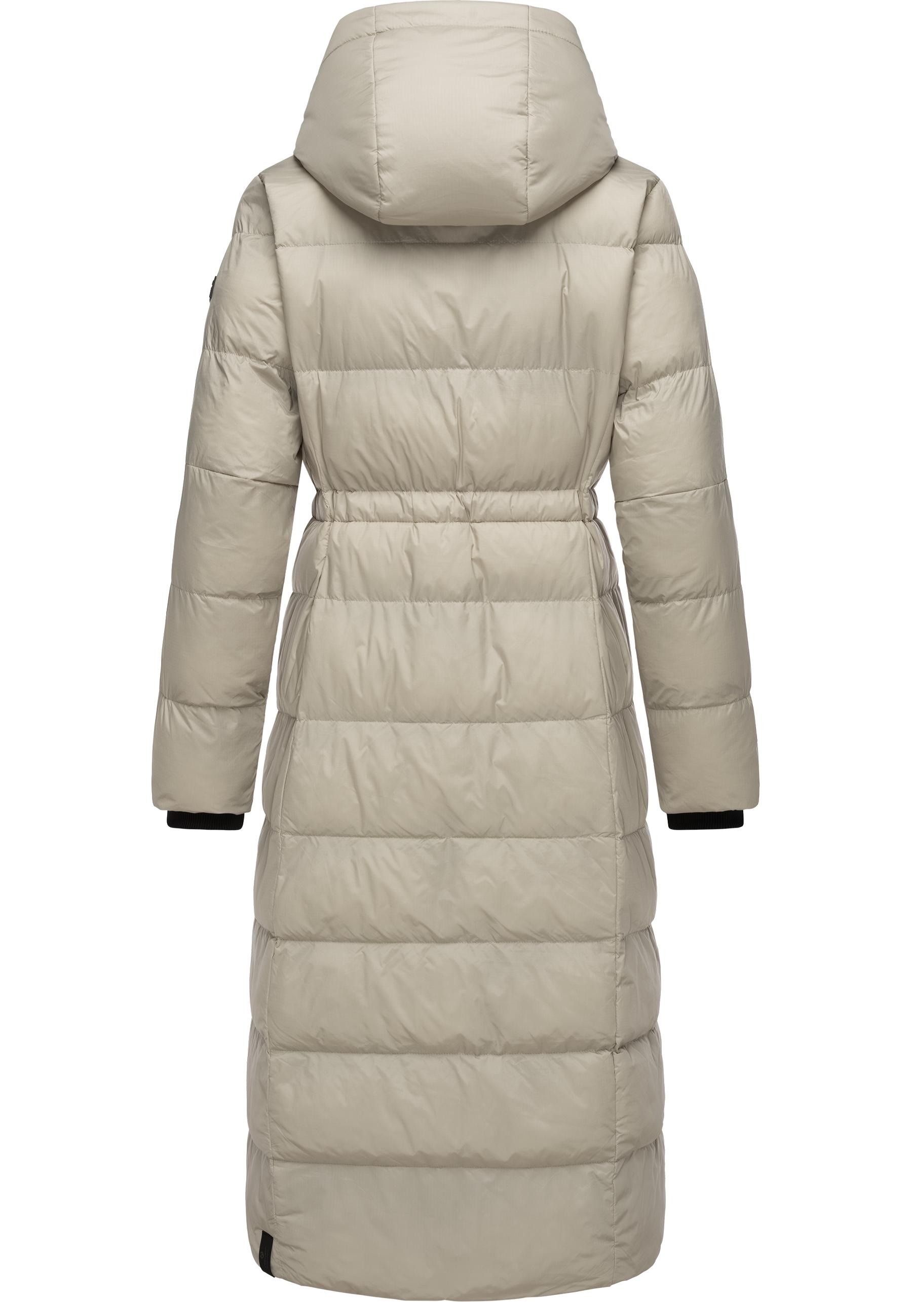 Thumbnail - Ragwear Steppmantel "Niara Long" Gesteppter langer Damen Mantel mit Bindeband