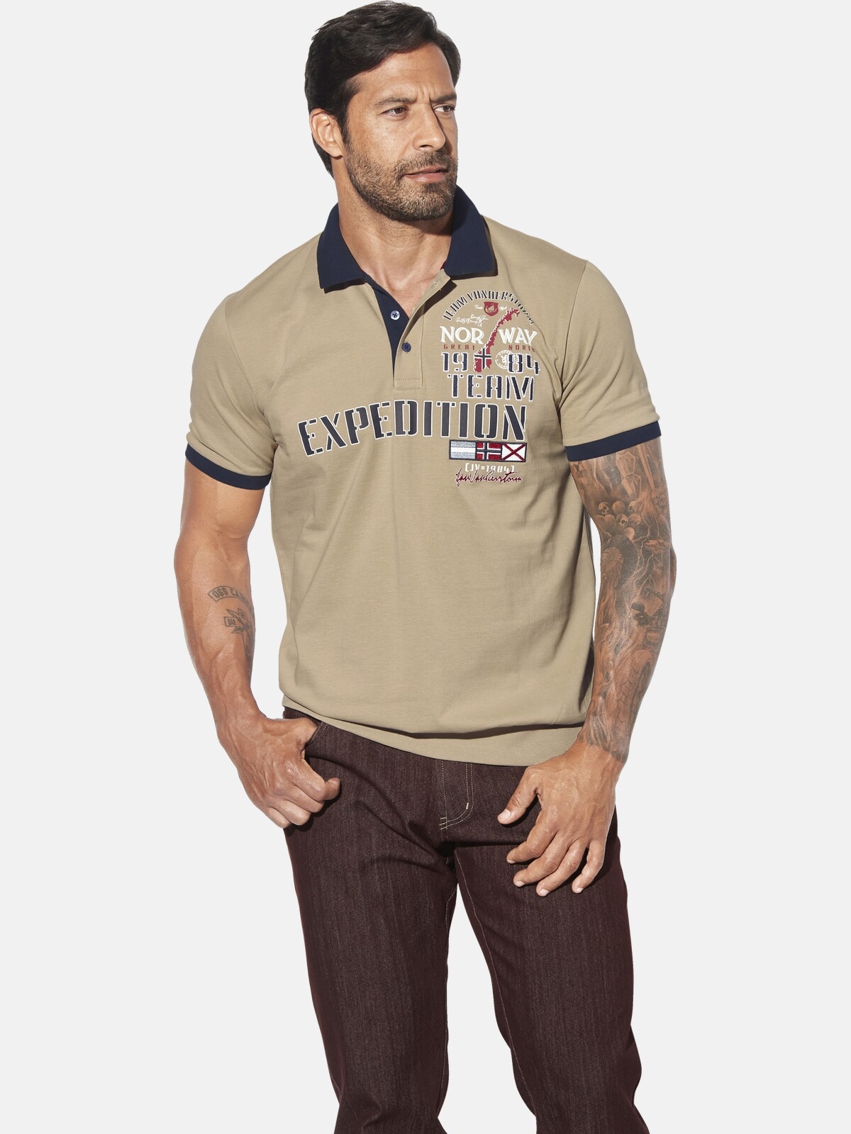 Jan Vanderstorm Poloshirt "Poloshirt ERLING" günstig online kaufen