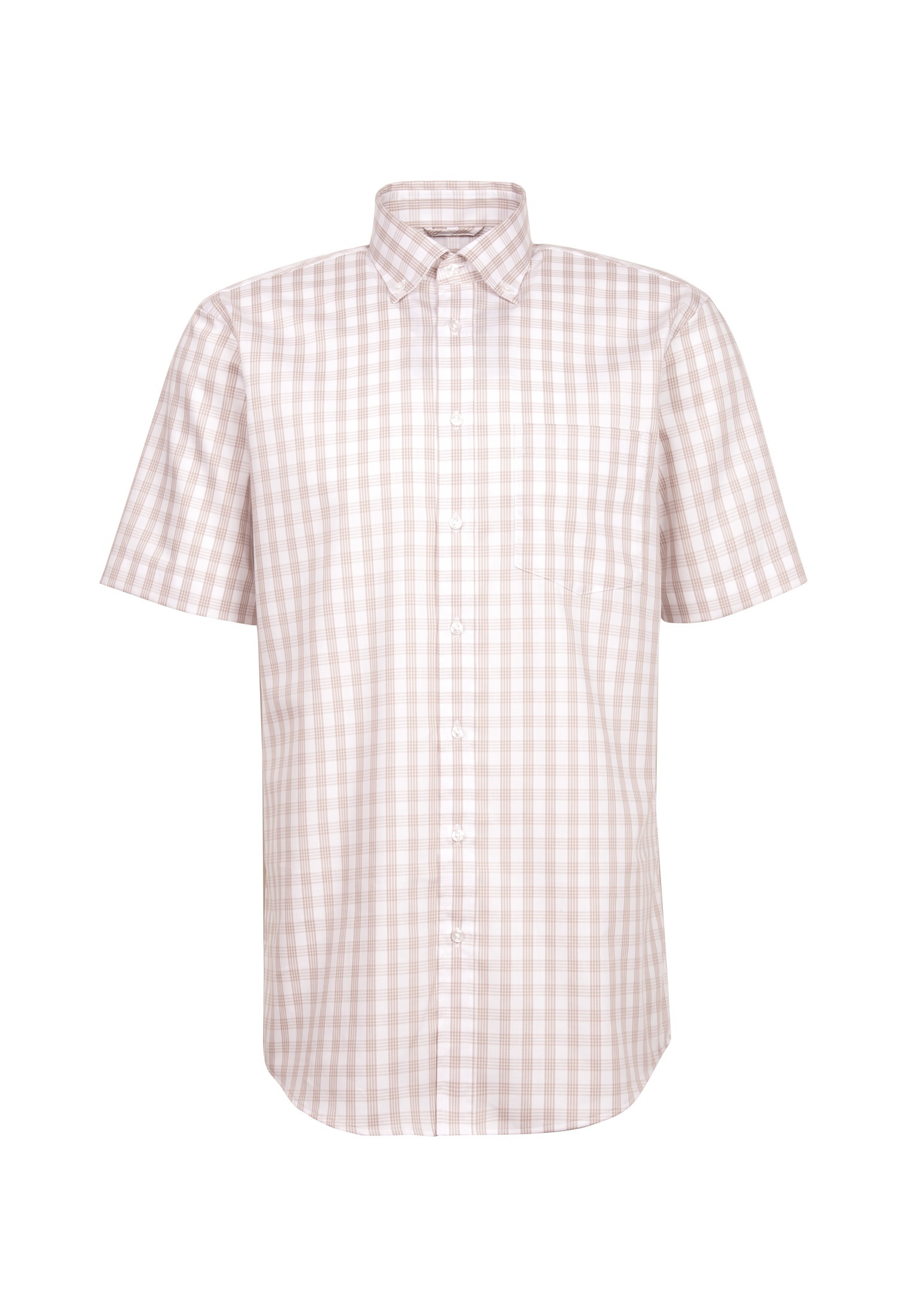 seidensticker Businesshemd "Regular", Regular 1/2 Button-Down-Kragen Karo günstig online kaufen