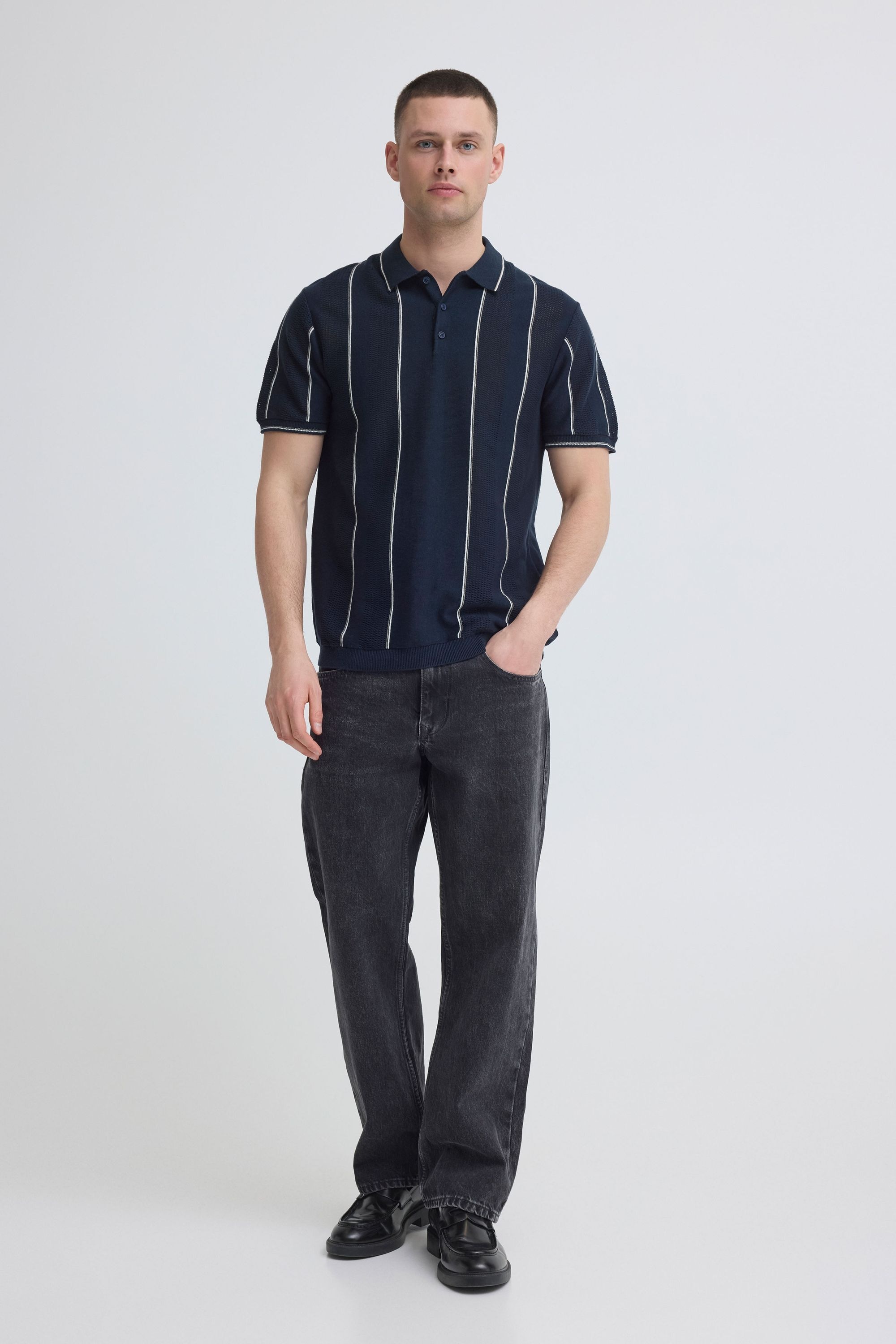 Blend Poloshirt »BHAven Polo« Legeres Polo-Shirt in Feinstrick-Qualität
