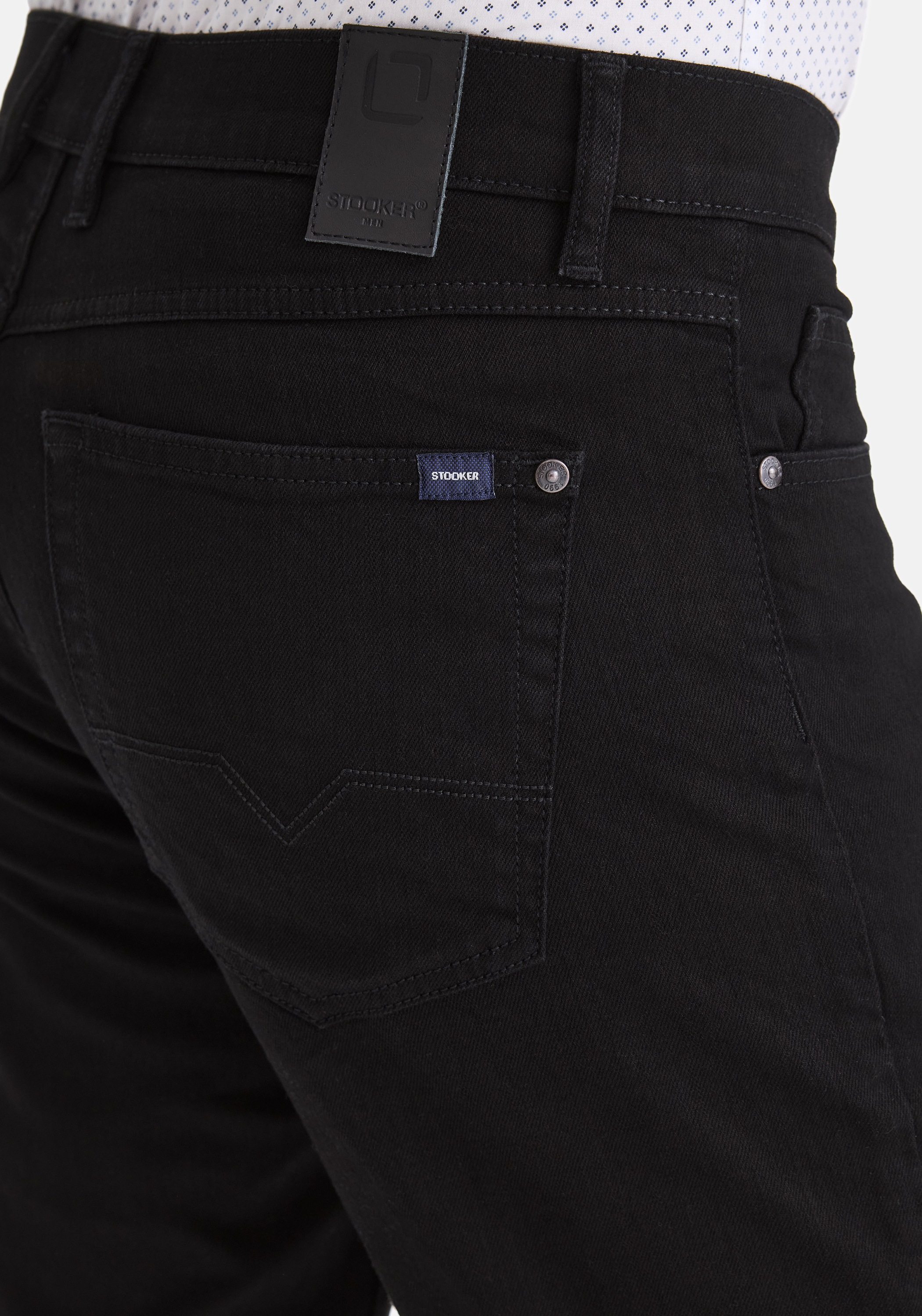 Stooker Men 5-Pocket-Hose »Frisco Denim Straight Fit Men«, Straight Fit Casual Clean Wash Twill Coloured Comfort Flex! für Herren