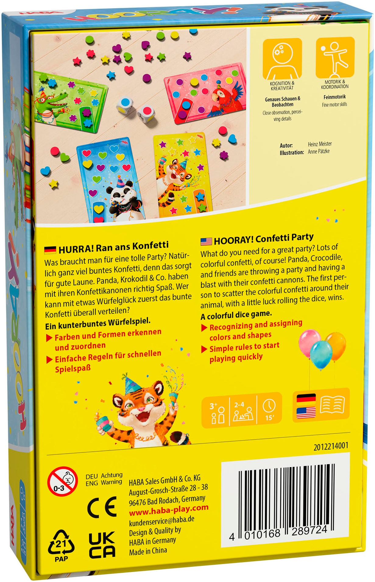 Haba Spiel »HURRA!«