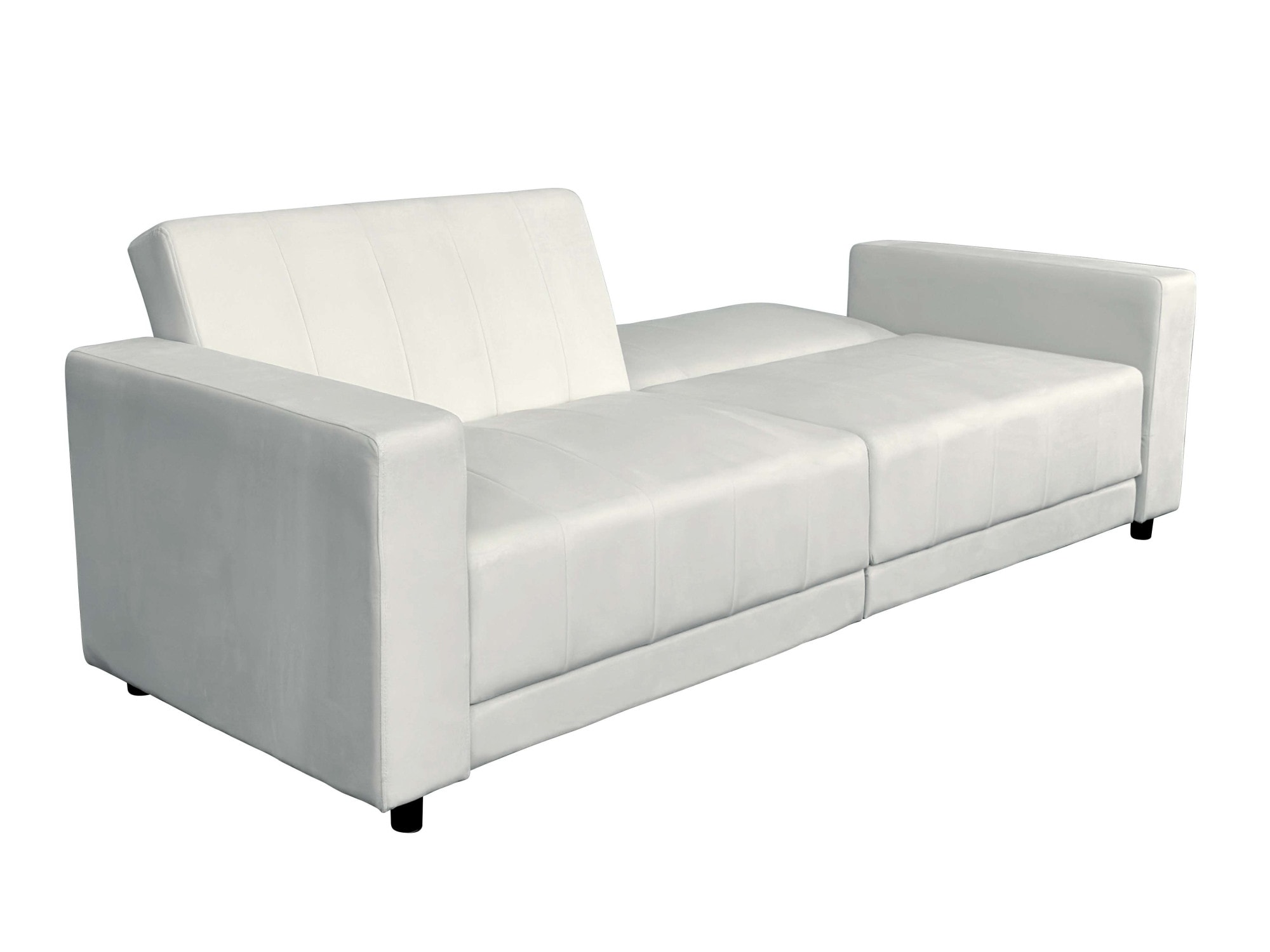 Dorel Home 3-Sitzer »Allie II Schlafsofa 225 cm«, Bett-Funktion (108/190cm), Rückenlehne 2-teilig, mit Steppung