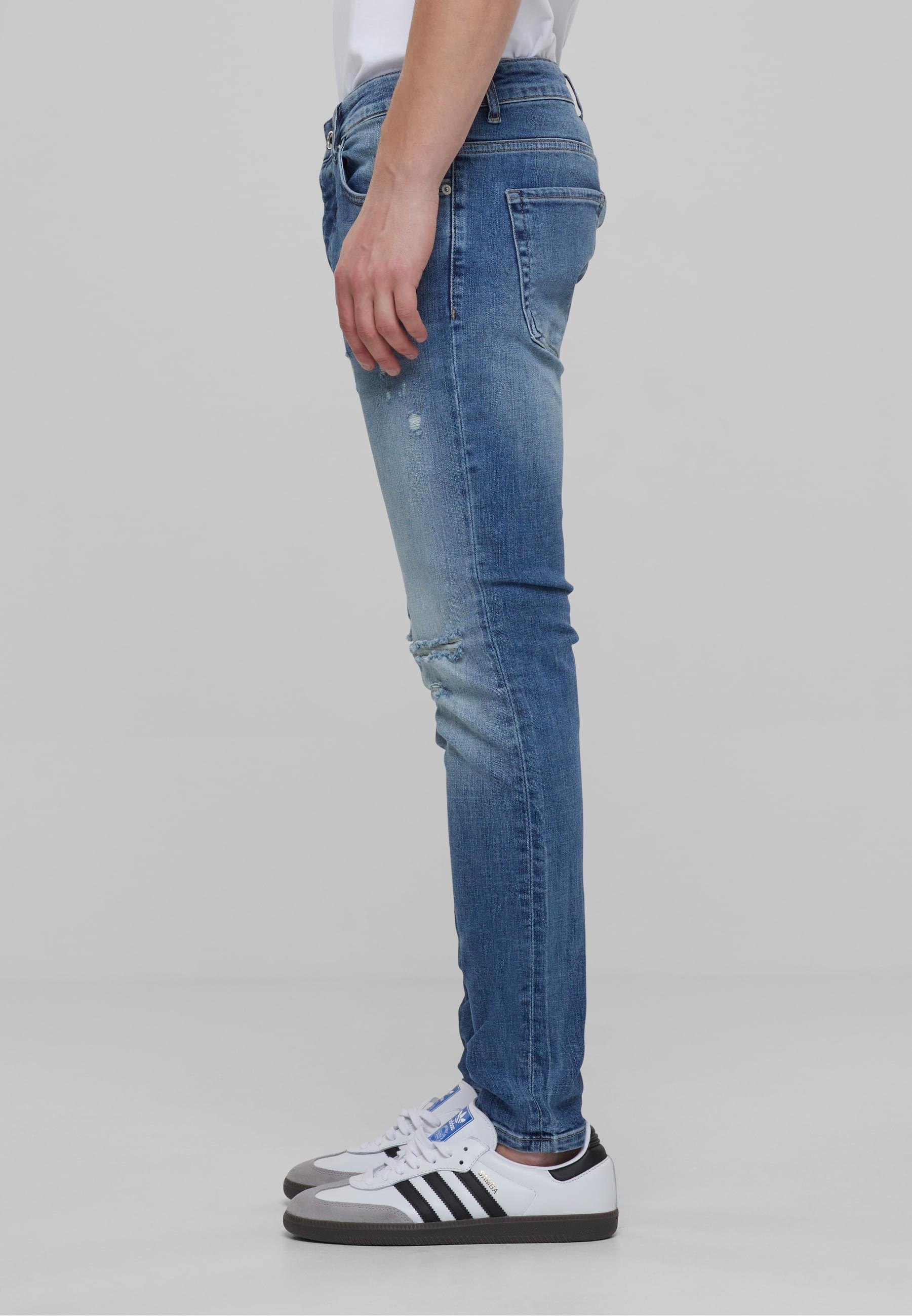2Y Studios Bequeme Jeans »2Y Studios Herren 2Y Skinny Fit Destroyed Jeans«