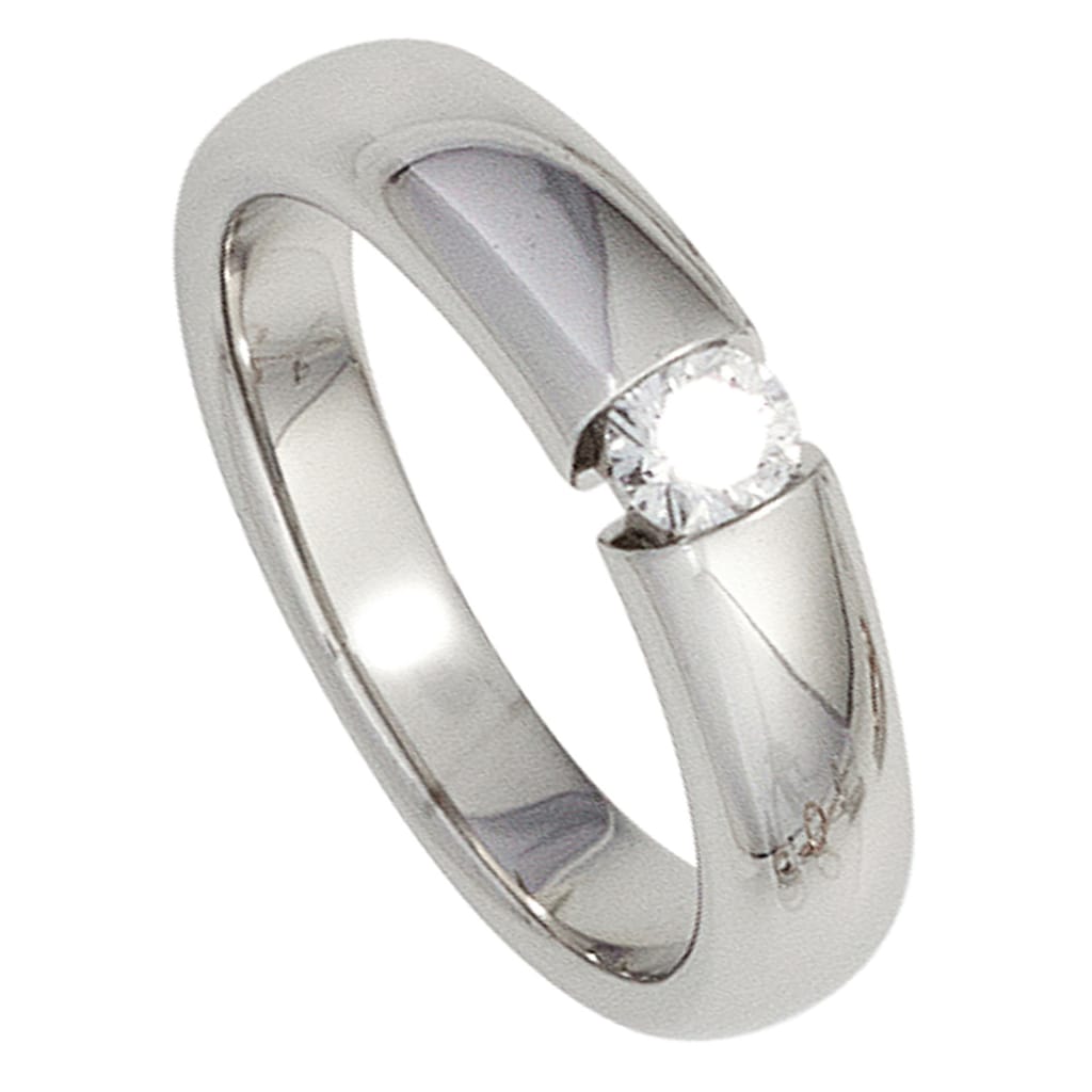 JOBO Fingerring »Diamant-Ring 0 20 ct.« 585 Weißgold