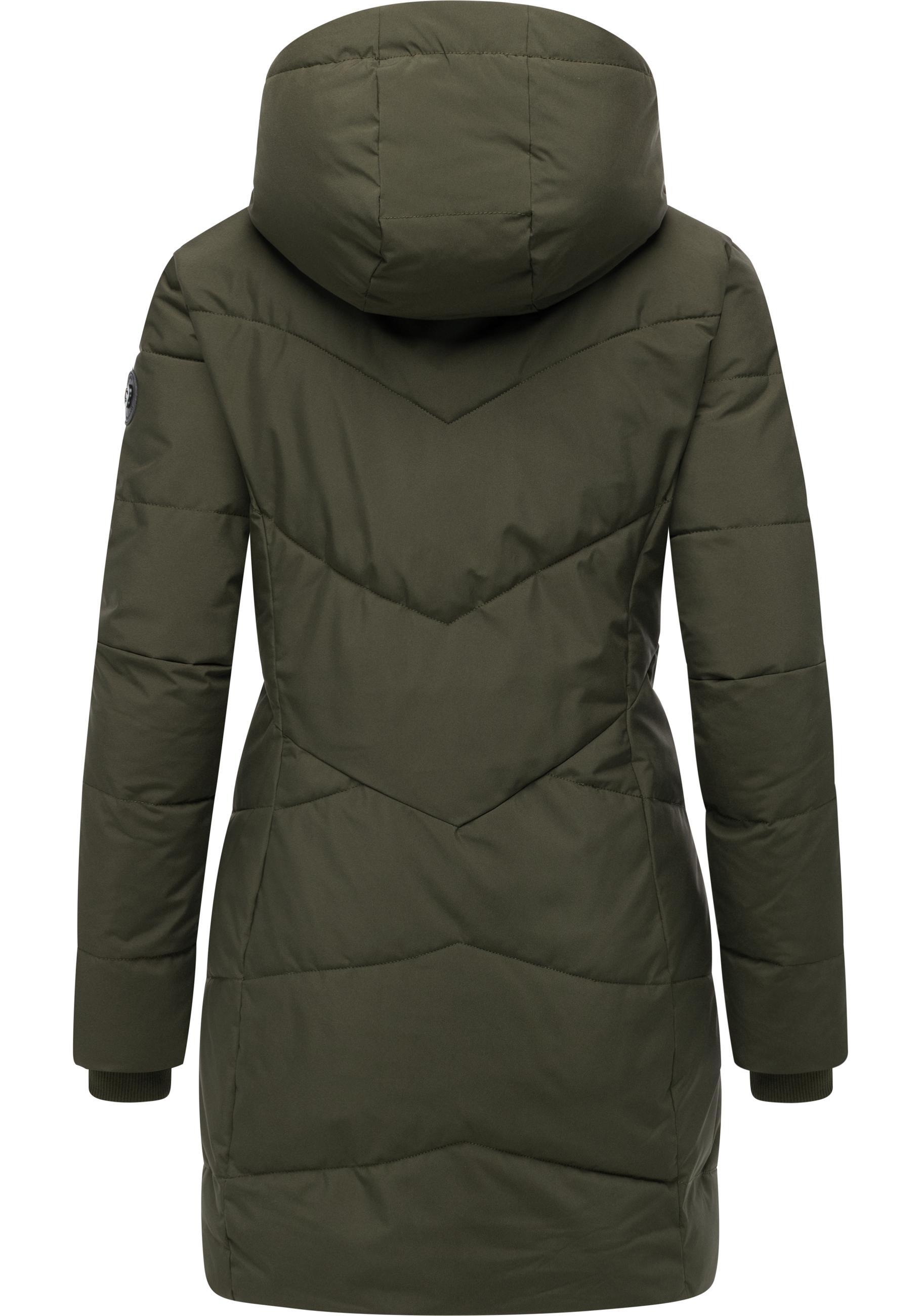 Ragwear Steppmantel »Pevilla YOUMODO«, Wasserdichter Damen Winter gesteppter Kurzmantel