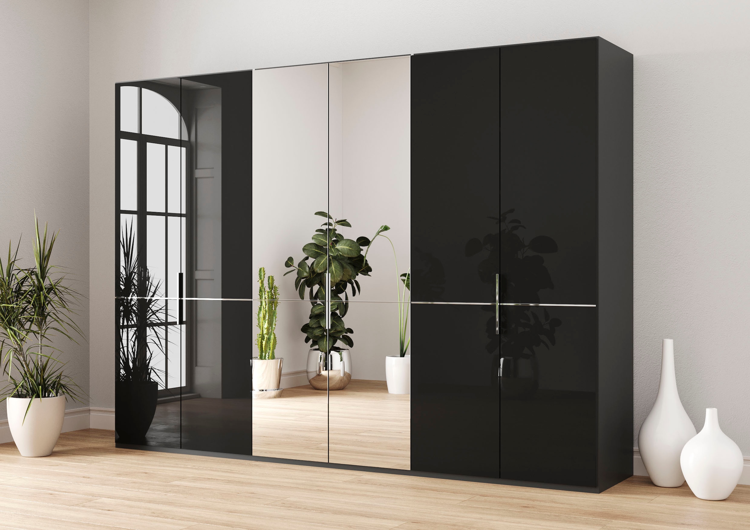 Musterring Kleiderschrank "Imola W" inkl. Einlegeböden und Kleiderstangen, günstig online kaufen