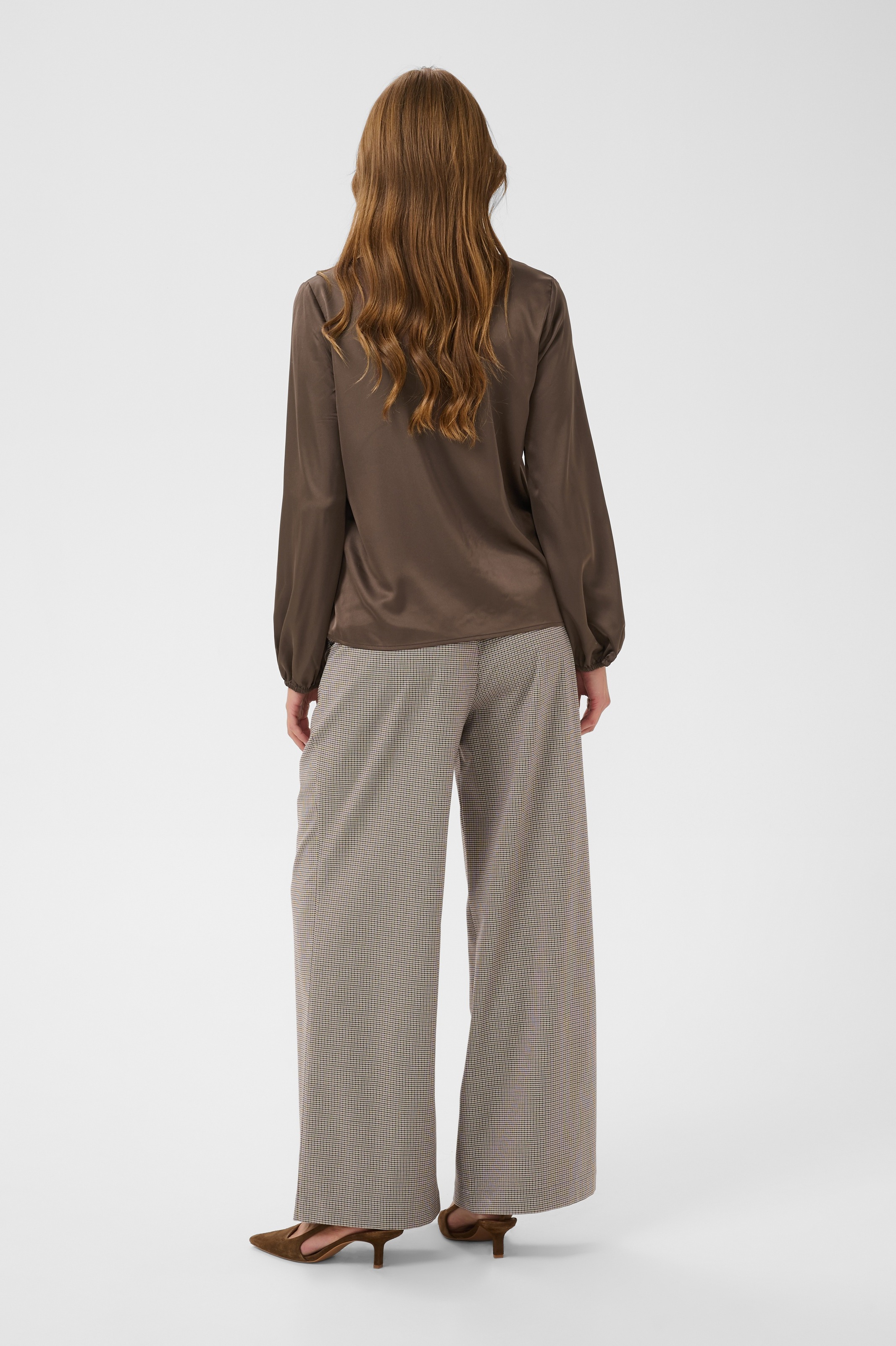 Saint Tropez Rüschenbluse »LodisaSZ Blouse« Materialmix, Regular fit