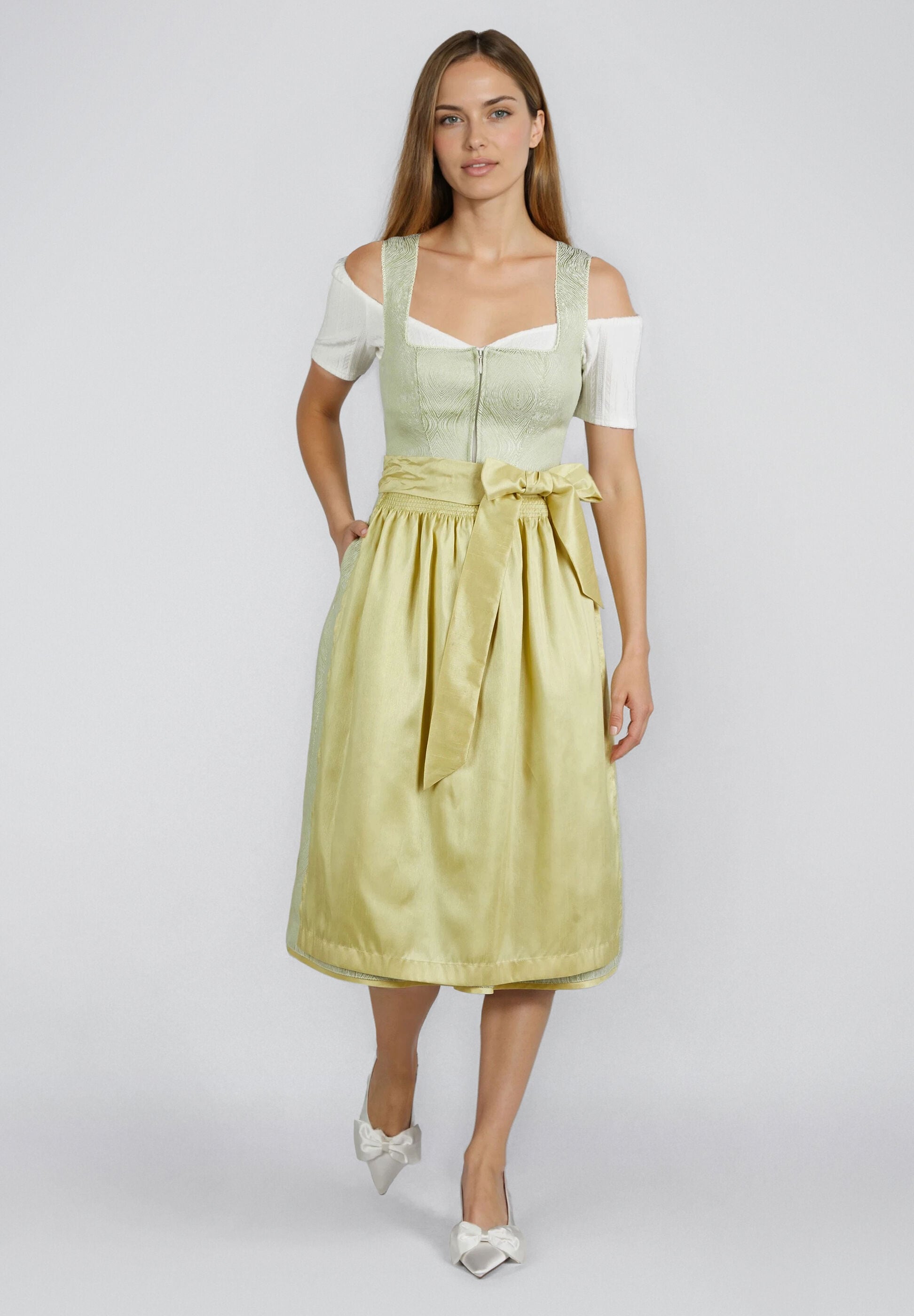 Spieth & Wensky Dirndl »Hendrika« Reißverschluss vorne