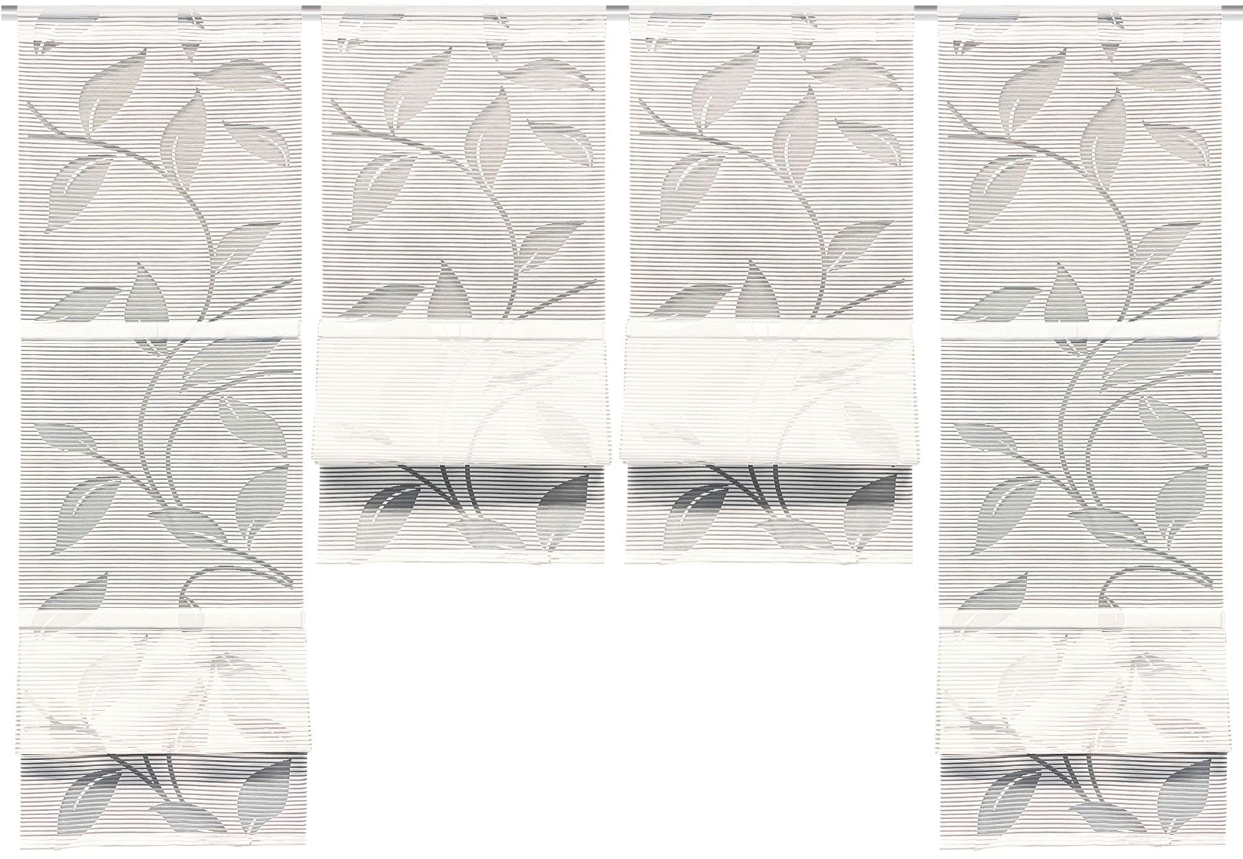 HOME WOHNIDEEN Magnetrollo »RANA« mit Stangendurchzug MAGNETROLLO SET,BAMBUSOPTIK,AUSBRENNER