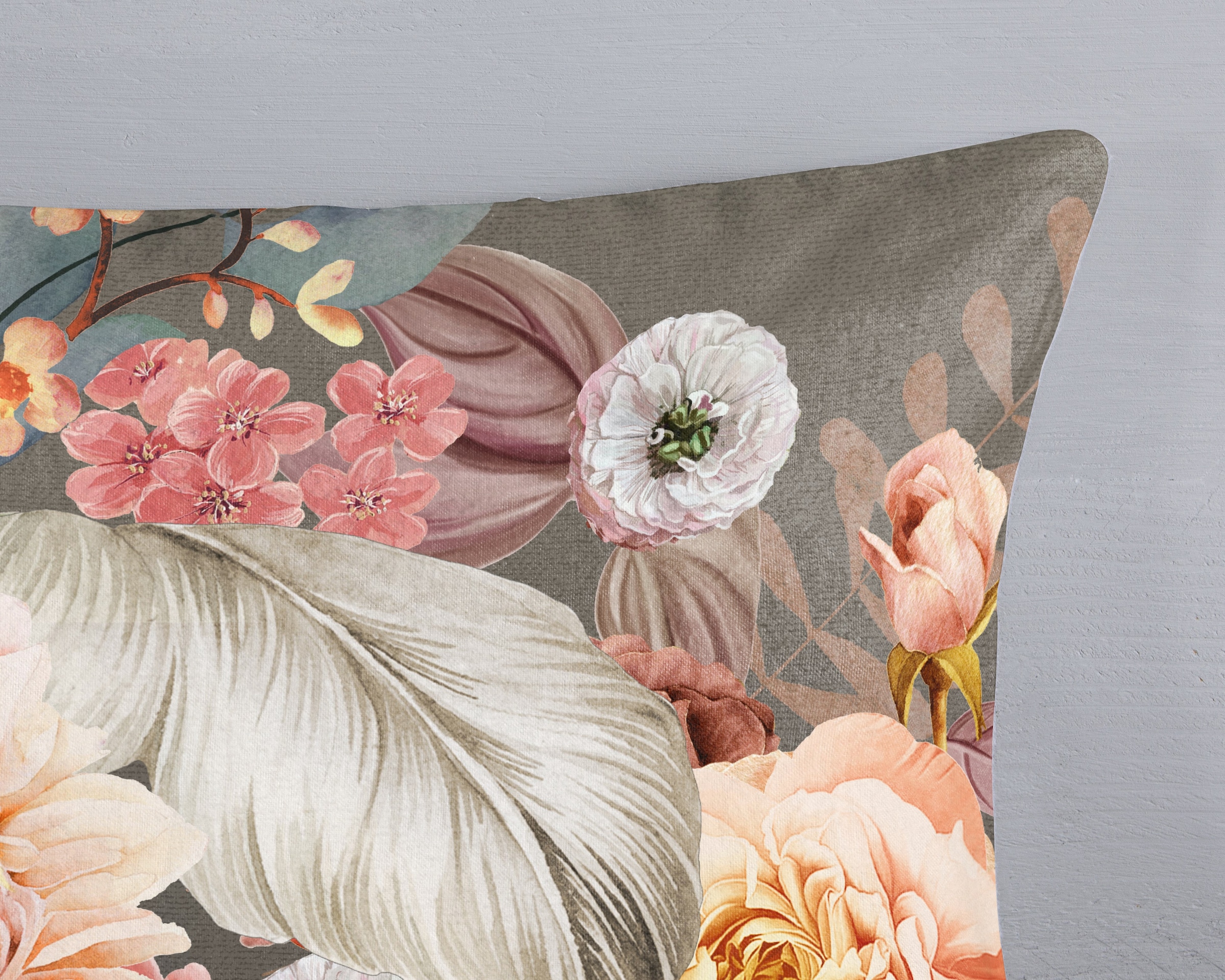 good morning Wendebettwäsche »Rhode« 2 Stk. tlg. Flanell, Biber, Winter, Warm, Reißverschluss, Wendeoptik, Blume