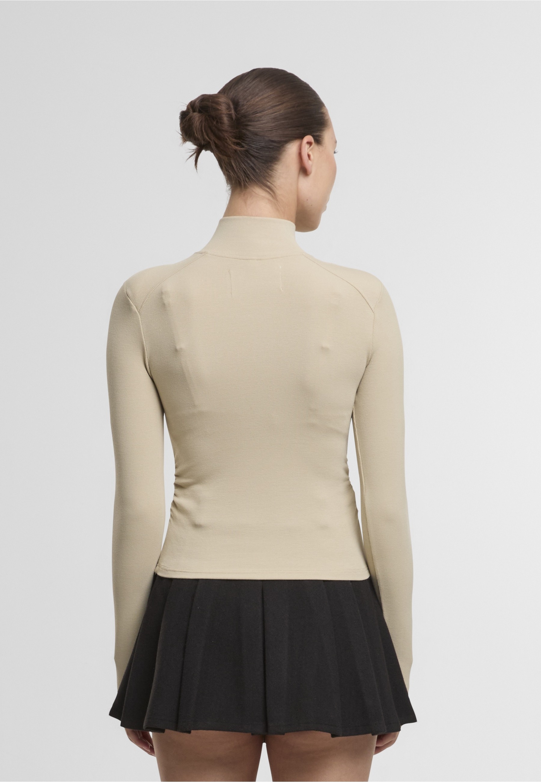 Another Cotton Lab Sweatjacke »Another Cotton Lab Another Cropped Rib Half Zip«