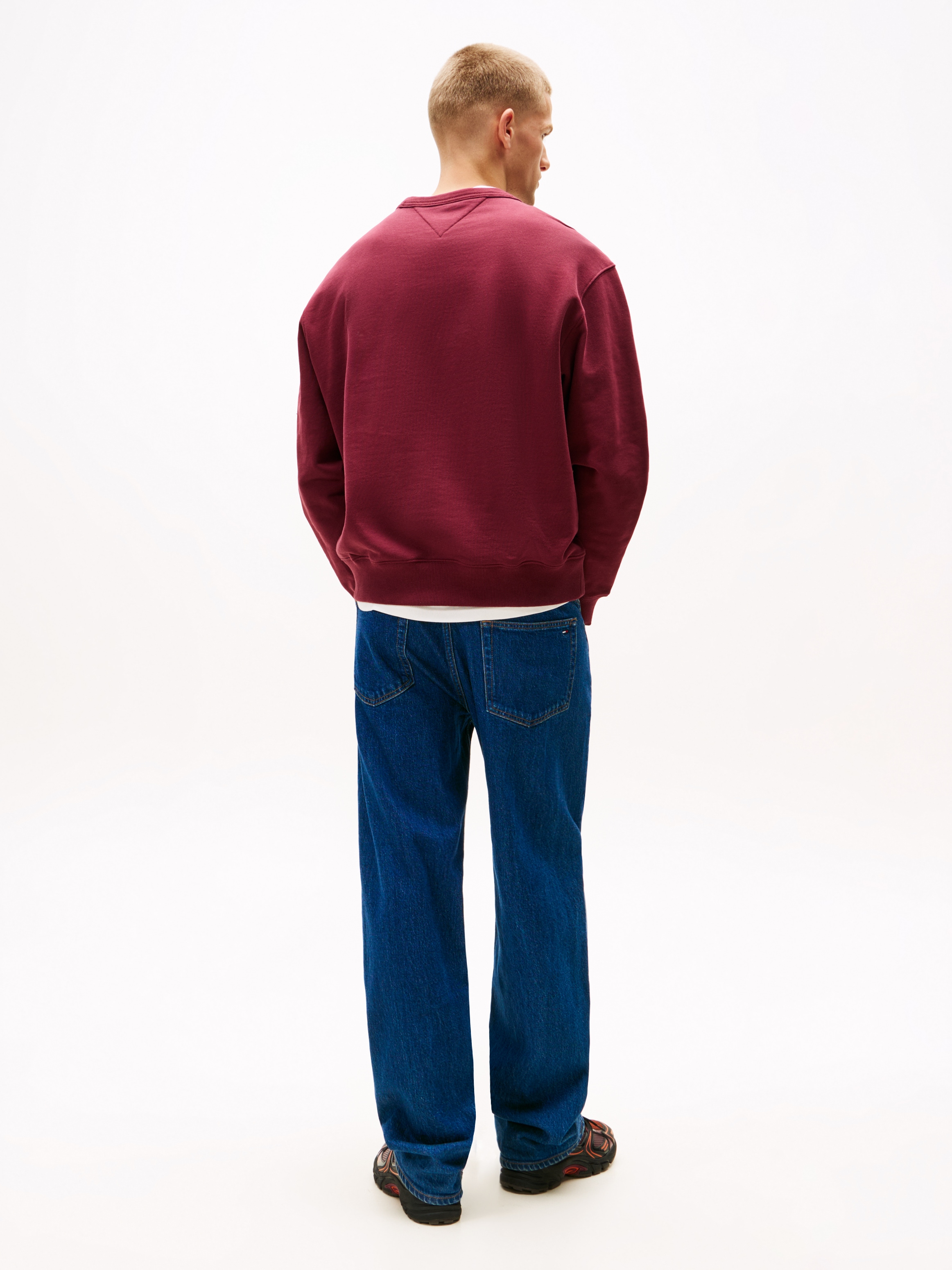 Tommy Jeans Sweatshirt »BOUCLE«, Relaxed fit mit Rundhalsausschnitt