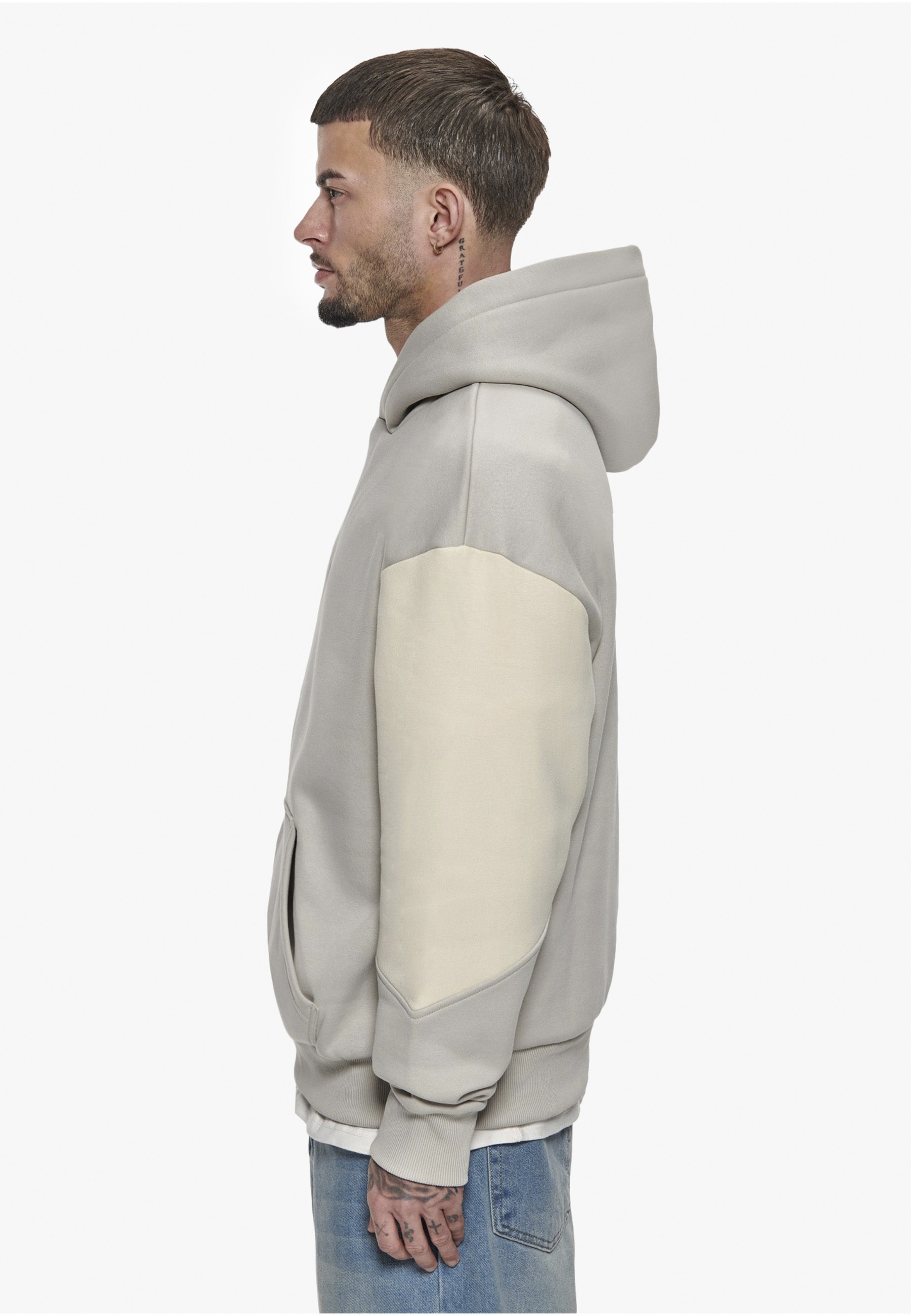 Dropsize Kapuzensweatshirt »Dropsize Herren Dropsize Heavy Oversize Split Colour V2 Hoodie«, 1 Stk.
