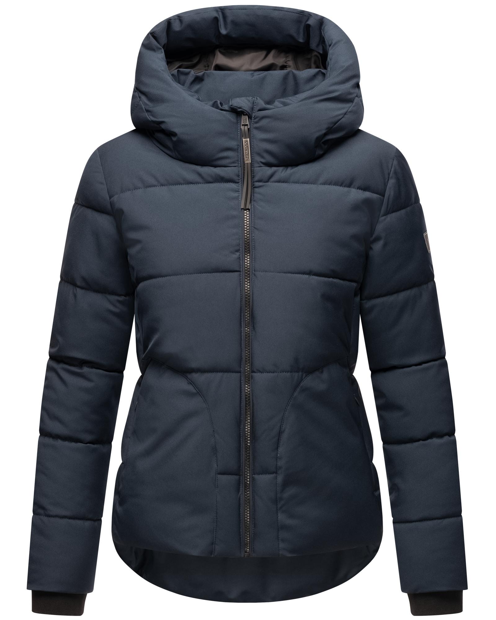 Navahoo Steppjacke »Lachperle XIV«, mit Kapuze, Kurze gesteppte Damen Winterjacke mit hohem Kragen und Kapuze