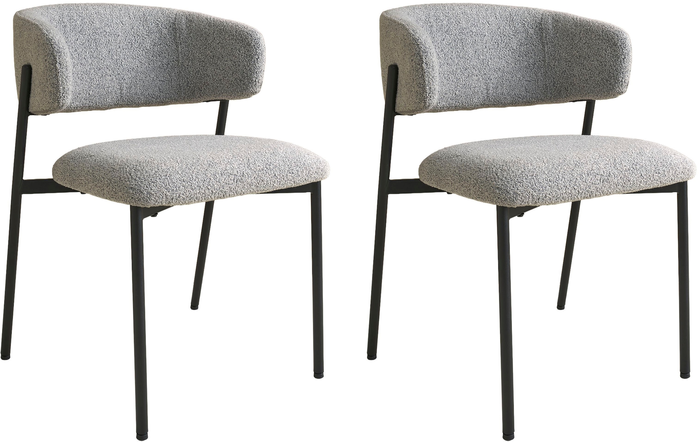 SCHÖNER WOHNEN-Kollektion Esszimmerstuhl "OSLO" (Set) 2 Stk.Bezug Bouclé, U günstig online kaufen