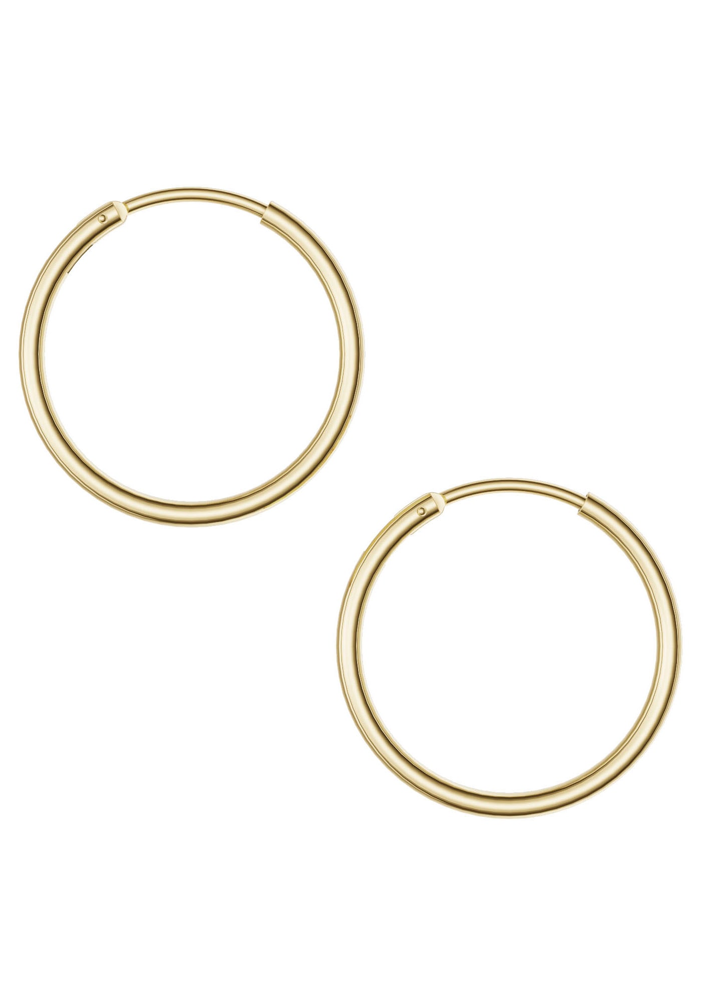 Firetti Paar Creolen »Schmuck Geschenk Silber 925 1,5 mm breit«, Made in Germany