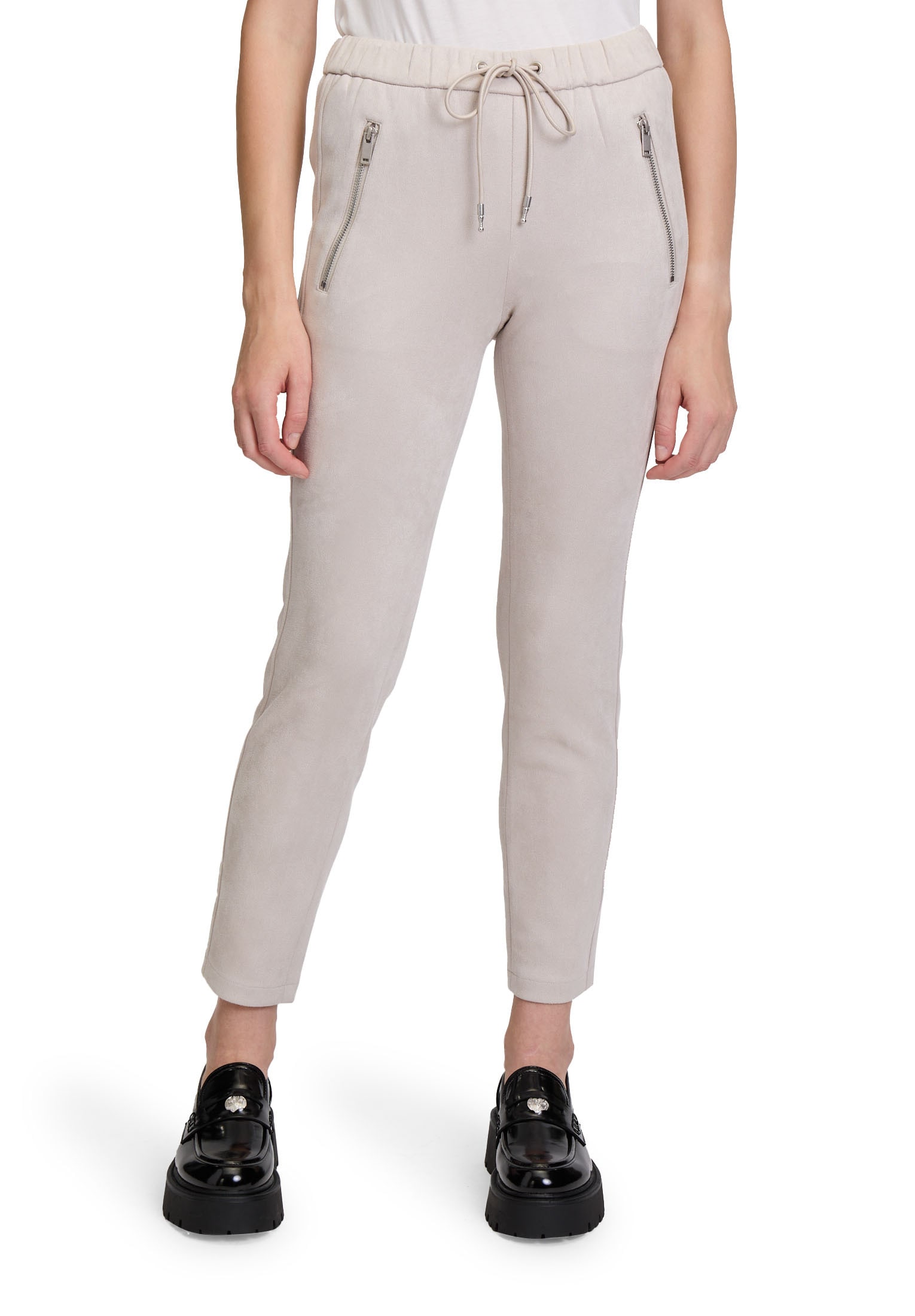 Cartoon Stoffhose "Cartoon Damen Casual-Hose mit Reißverschlusstaschen", St günstig online kaufen