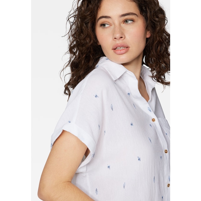 Mavi Klassische Bluse »SHORT SLEEVE SHIRT«, Kurzarm Bluse mit Print online  kaufen | BAUR