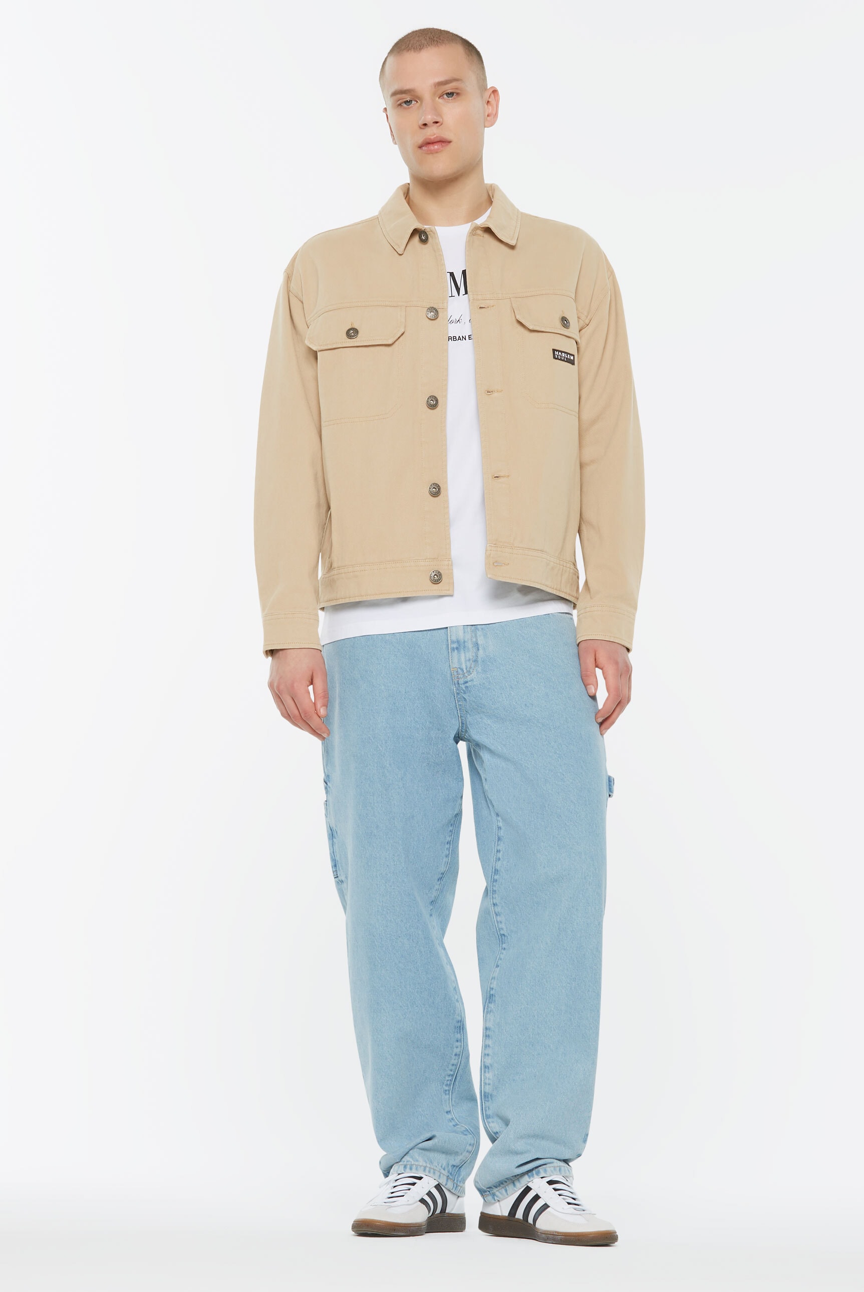 Harlem Soul Jeansjacke ohne Kapuze
