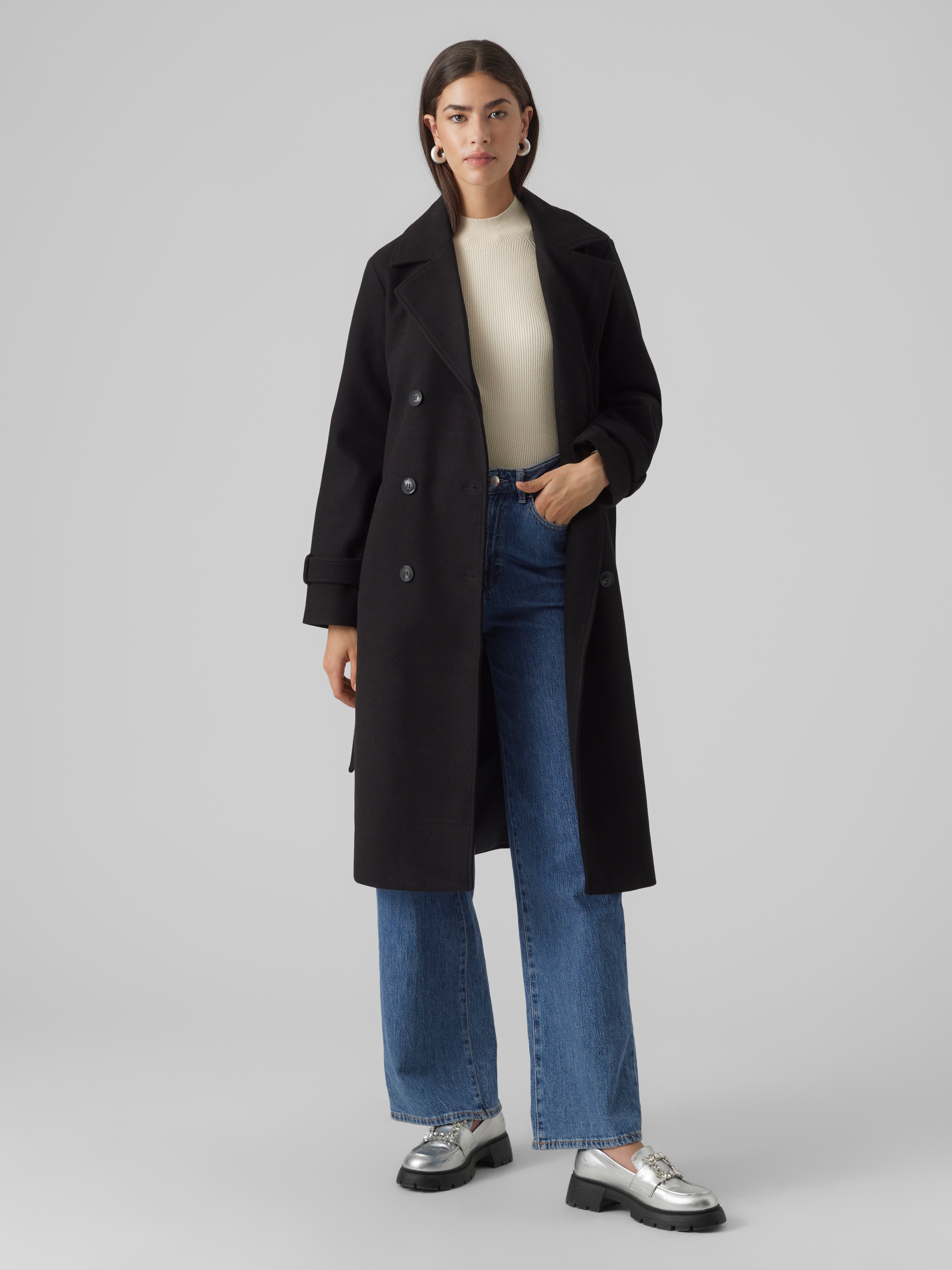 Vero Moda Trenchcoat »VMFORTUNEVEGA LONG TRENCHCOAT GA NOOS«