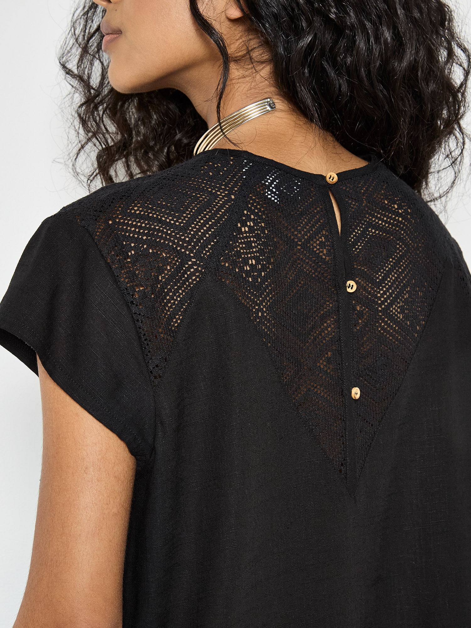Apricot Shirttop »Top« Spitze