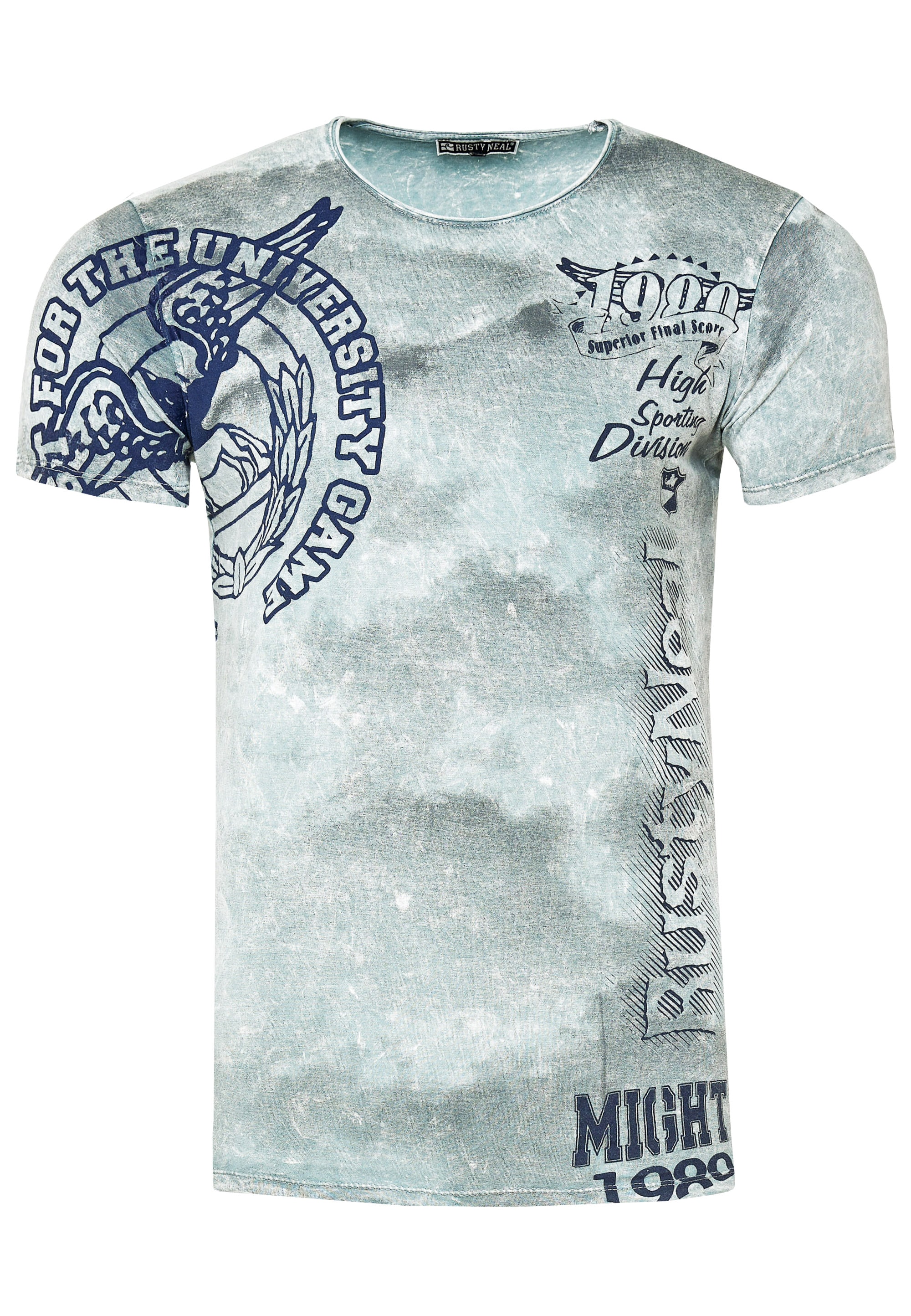 Rusty Neal T-Shirt, mit eindrucksvollem Print