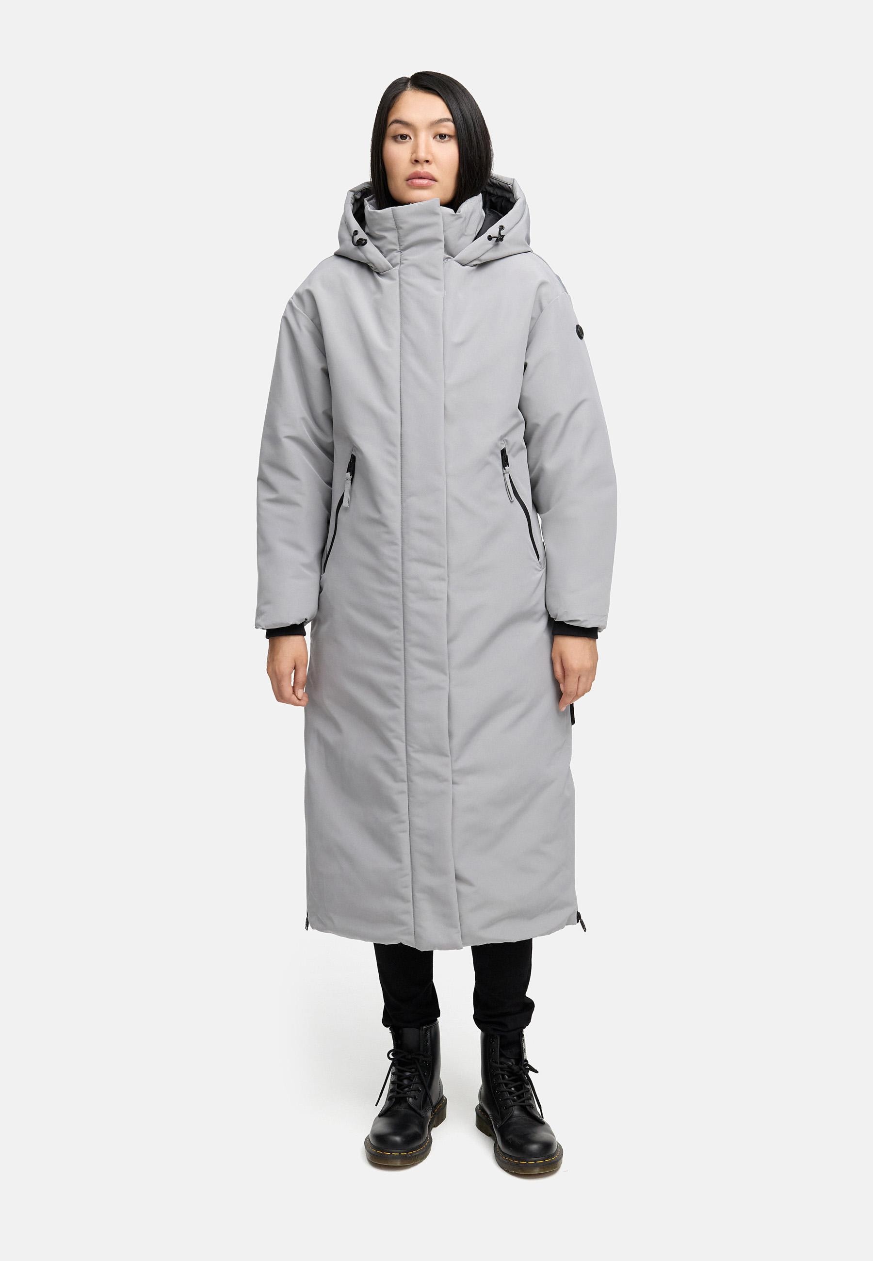 Navahoo Wintermantel »Schneewächter 14« warmer Winter Kurzmantel