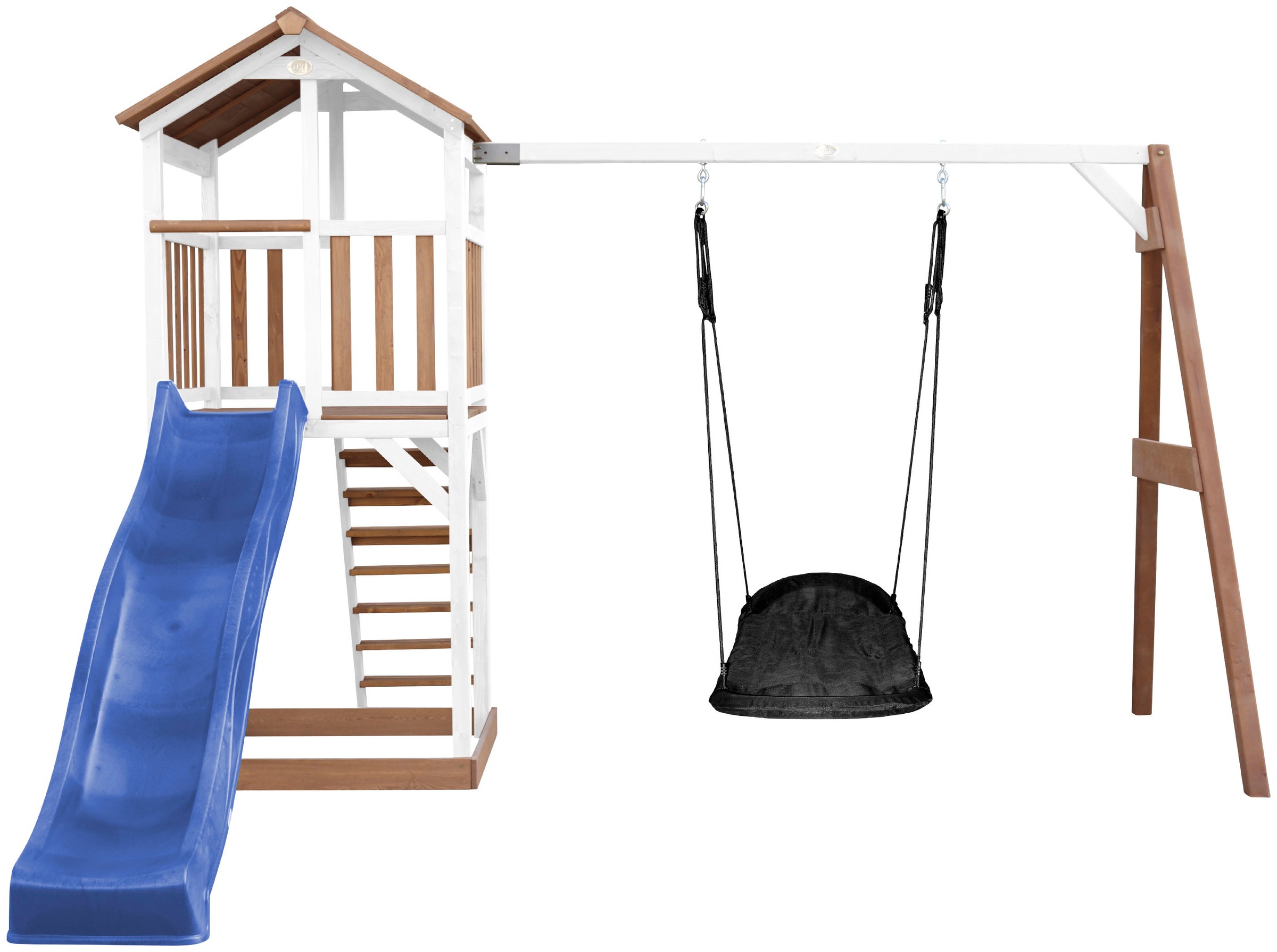 AXI Spielturm »Beach Tower«, mit Roxy Nestschaukel und Rutsche