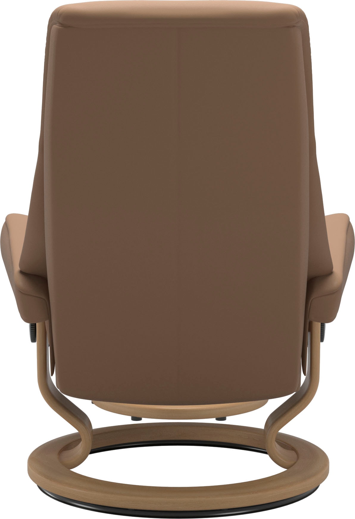 Stressless® Relaxsessel »View«, (Set, Relaxsessel mit Hocker), mit Classic Base, Größe S,Gestell Eiche