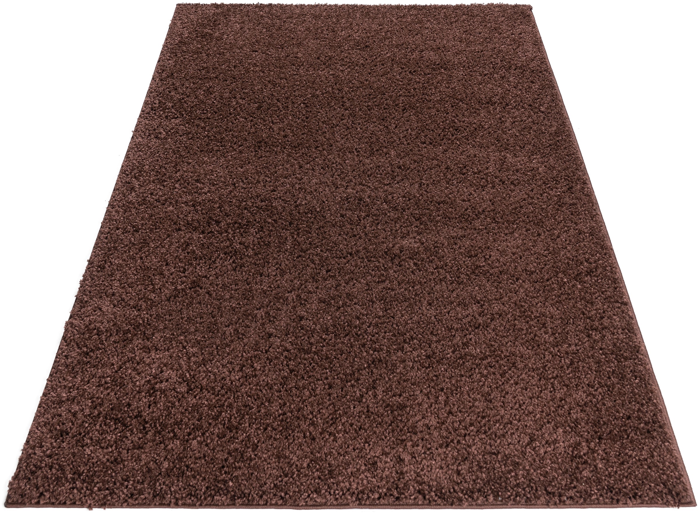 Home affaire Hochflor-Teppich »Shaggy 30«, rechteckig, 30 mm Höhe, Teppich, Uni Farben, besonders weich und kuschelig