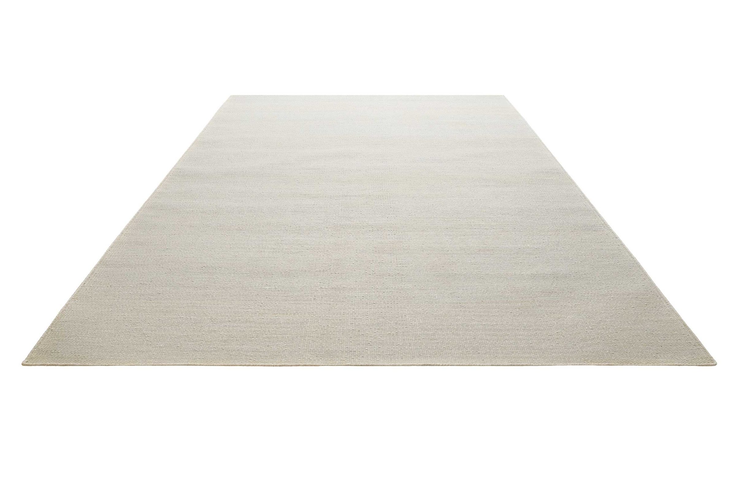 Green Looop Teppich »Nizza« rechteckig 5 mm Höhe Baumwollteppich, handgewebt, natürlich, einfarbig, weich, modern