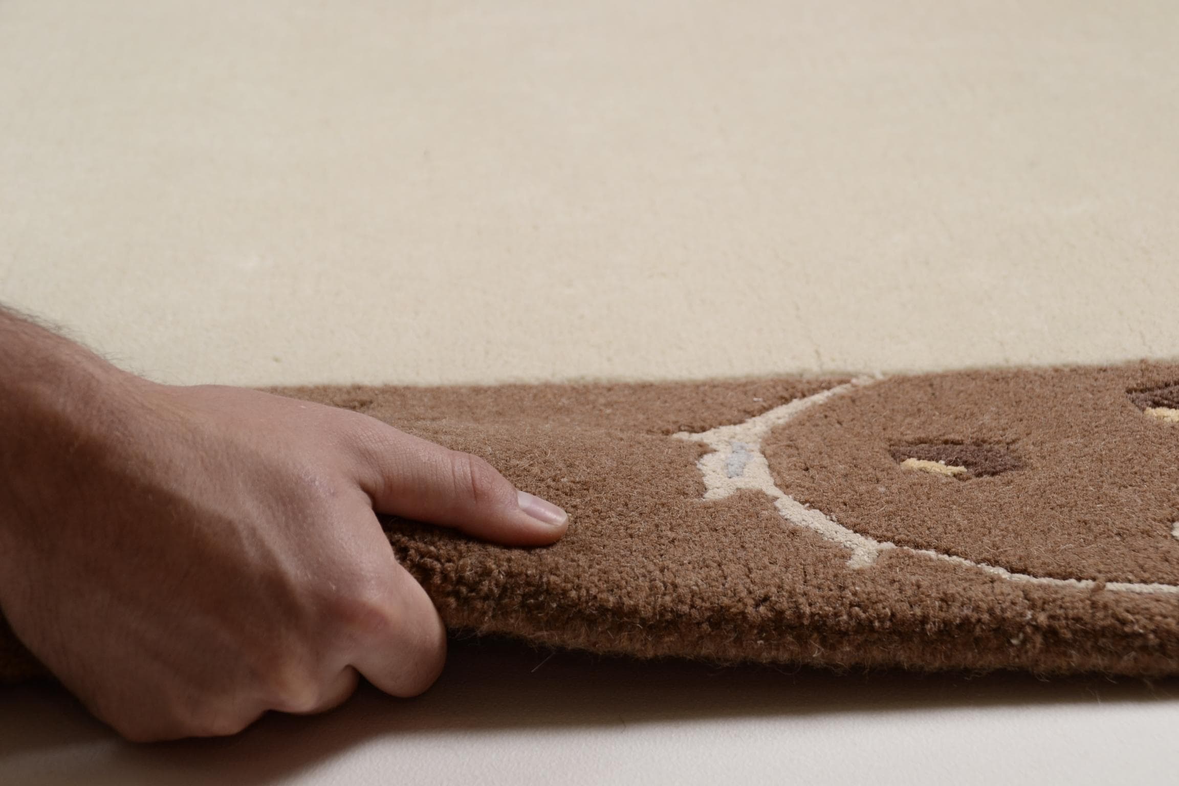 THEKO Teppich »Sierra« rechteckig 14 mm Höhe handgeknüpft, mit Bordüre, ideal im Wohnzimmer & Schlafzimmer