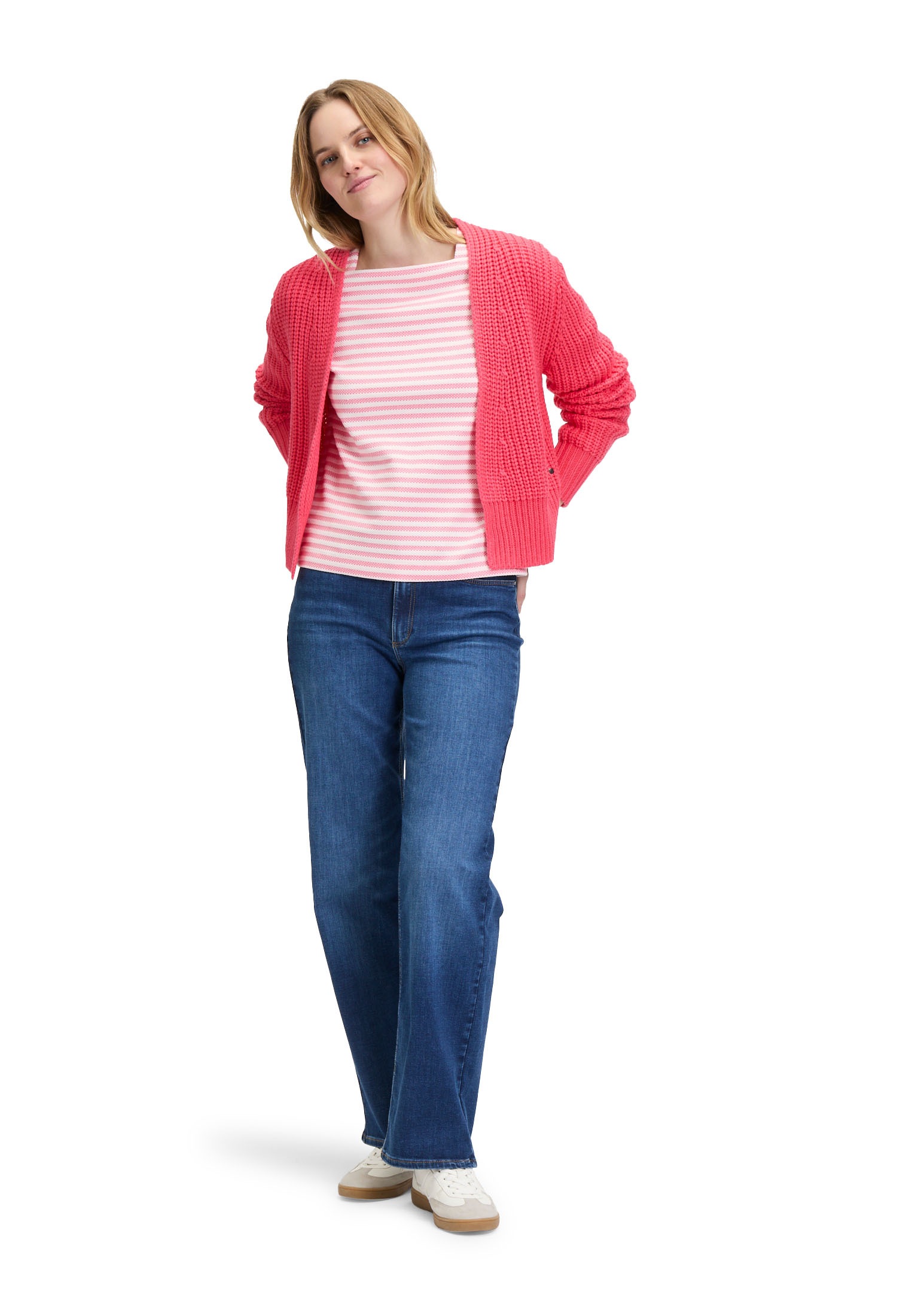 Betty&Co 3/4-Arm-Shirt »Betty & Co Damen Ringelshirt mit U-Boot-Ausschnitt«, (1 tlg.), Material