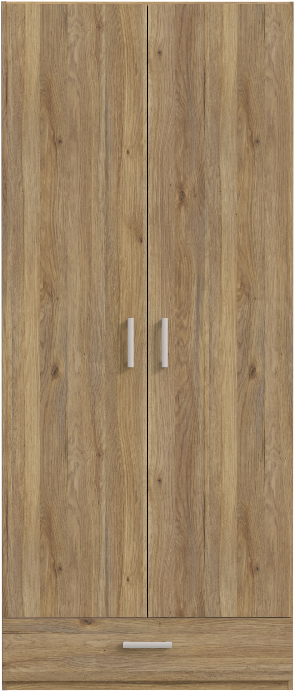 FORTE Drehtürenschrank, Drehtürenschrank, Stauraum, Schublade