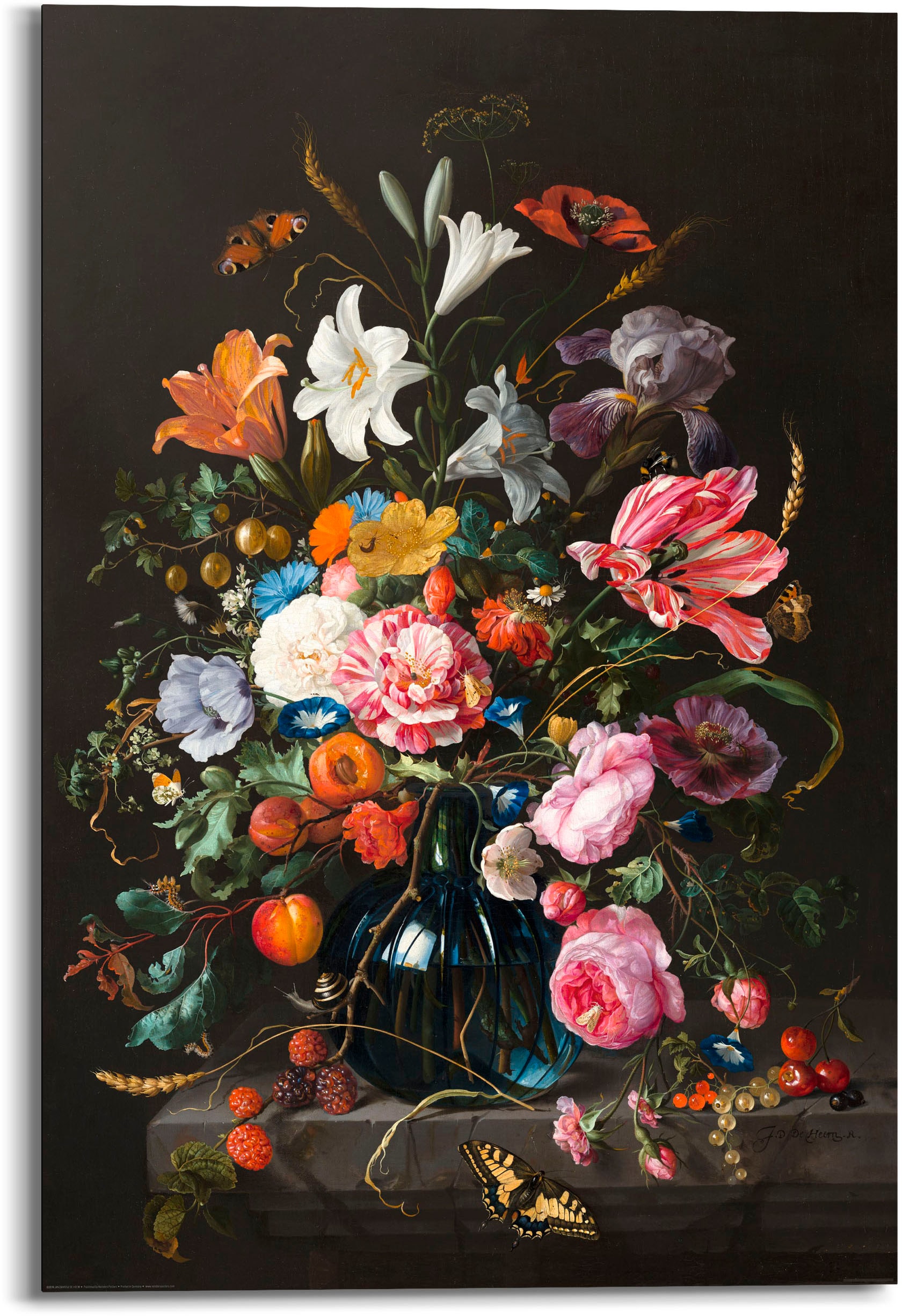 BAUR Blumen, 70x100cm Blumen, Art the Stillleben | for »Stillleben bestellen Leinwandbild Blumen«, home