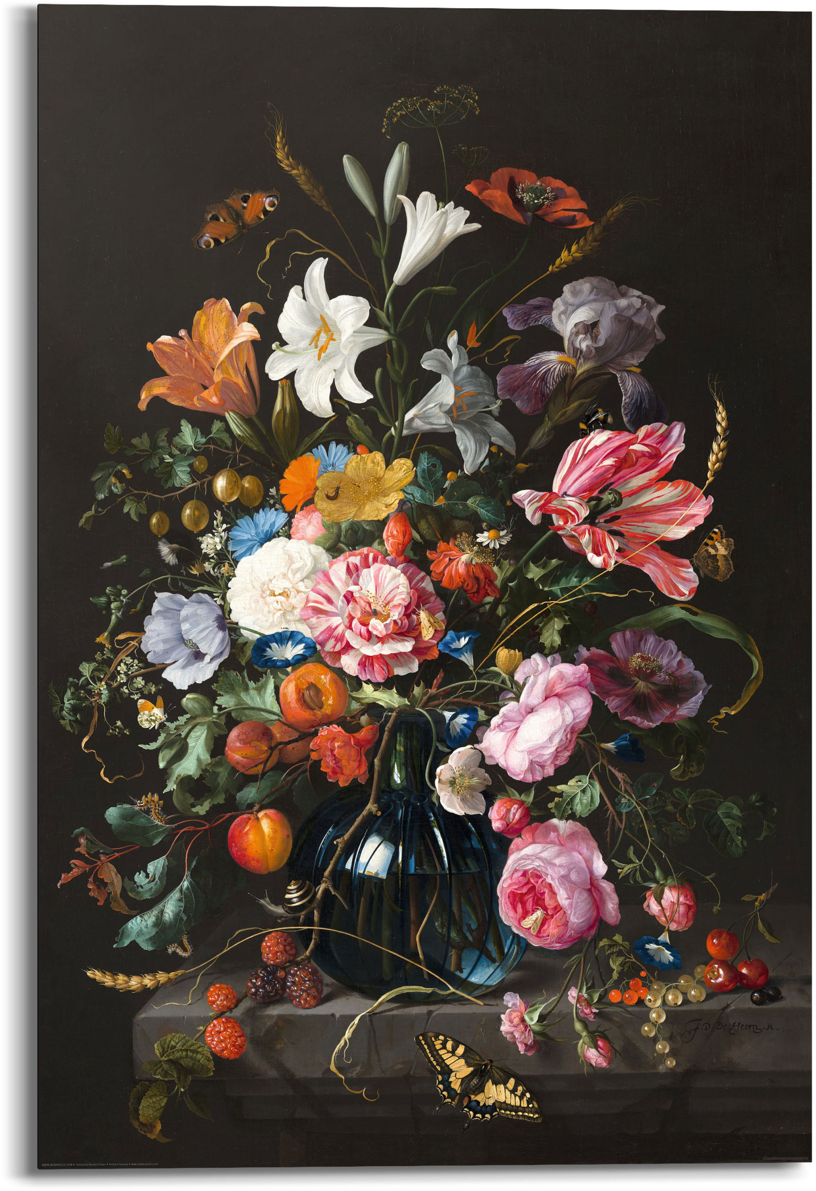 Poster (1 Davidsz Reinders! Jan »Poster Vasen, mit bestellen Heem«, St.) BAUR de Stillleben Blumenvase |