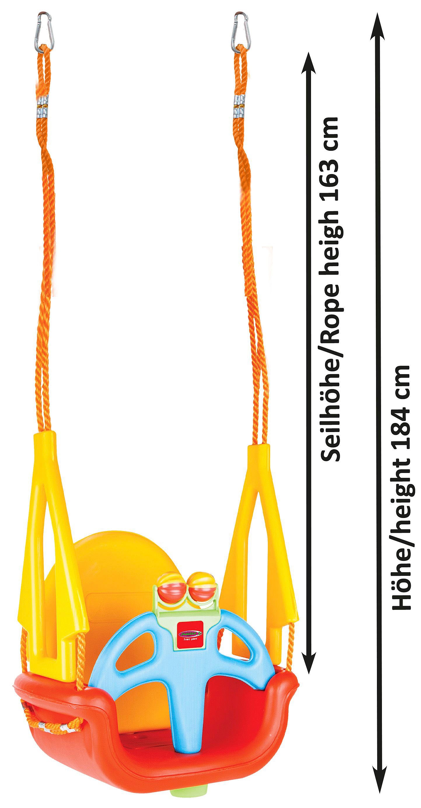 Jamara Babyschaukelsitz »Grow with me 3in1«, mit Sicherheitsbügel