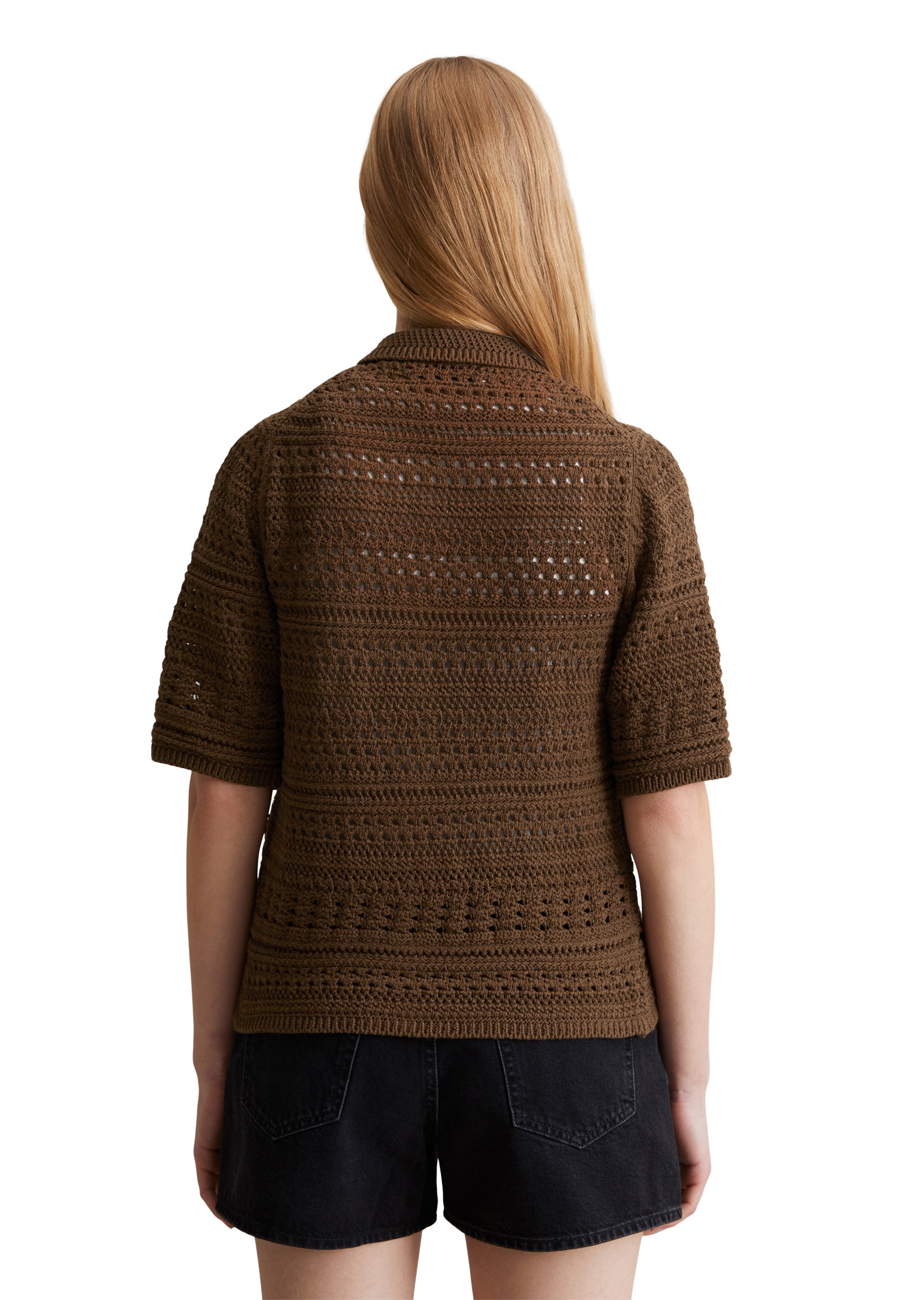 Thumbnail - Marc OPolo DENIM Cardigan "in Häkel-Optik"