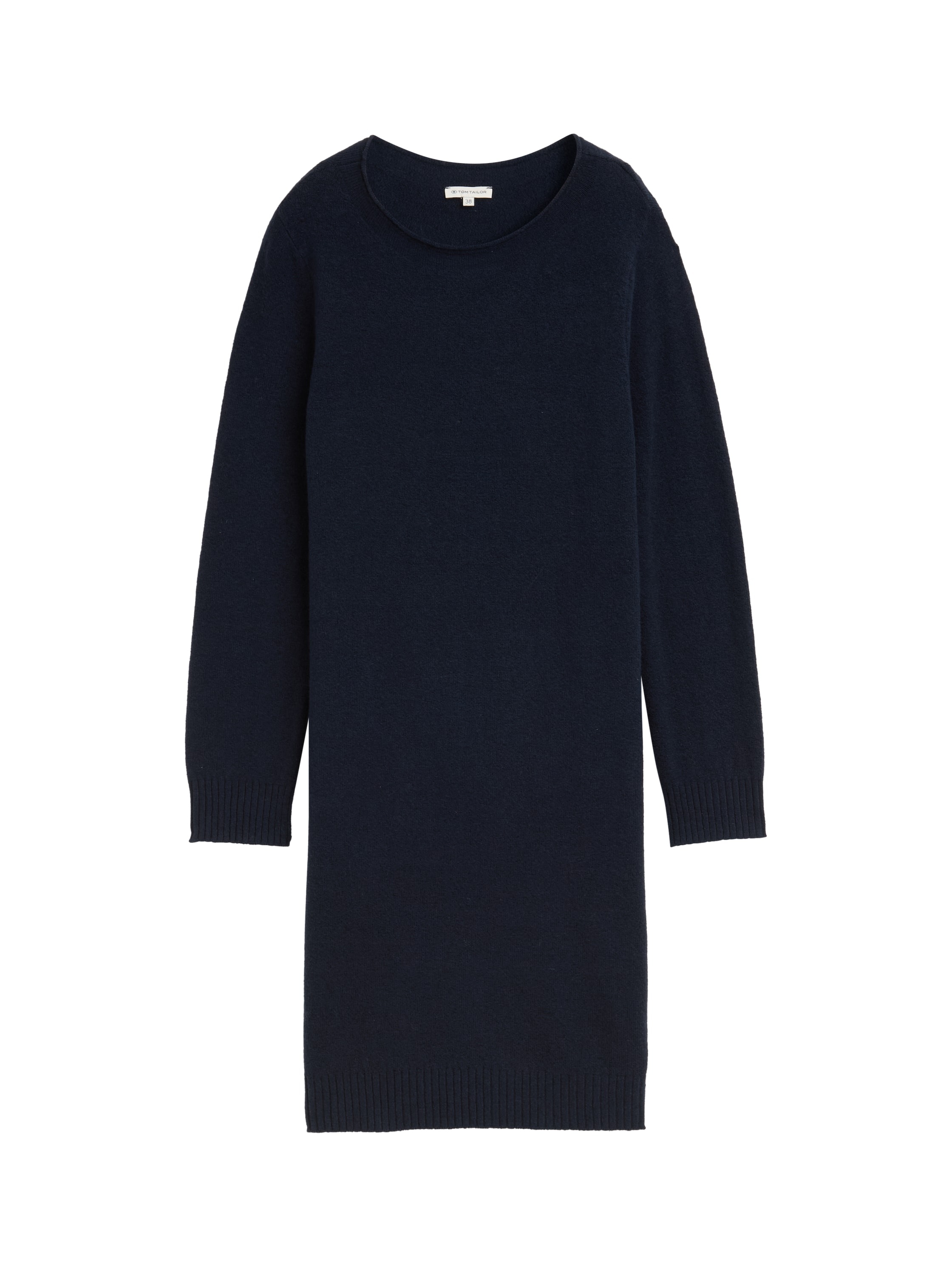 TOM TAILOR Strickkleid, mit Rippbündchen