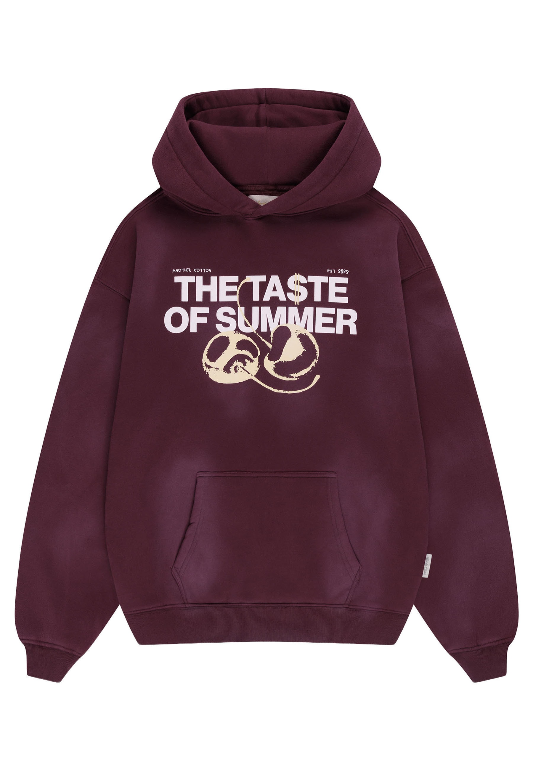 Another Cotton Lab Rundhalspullover "Another Cotton Lab Taste of Summer Washed Hoodie" 1