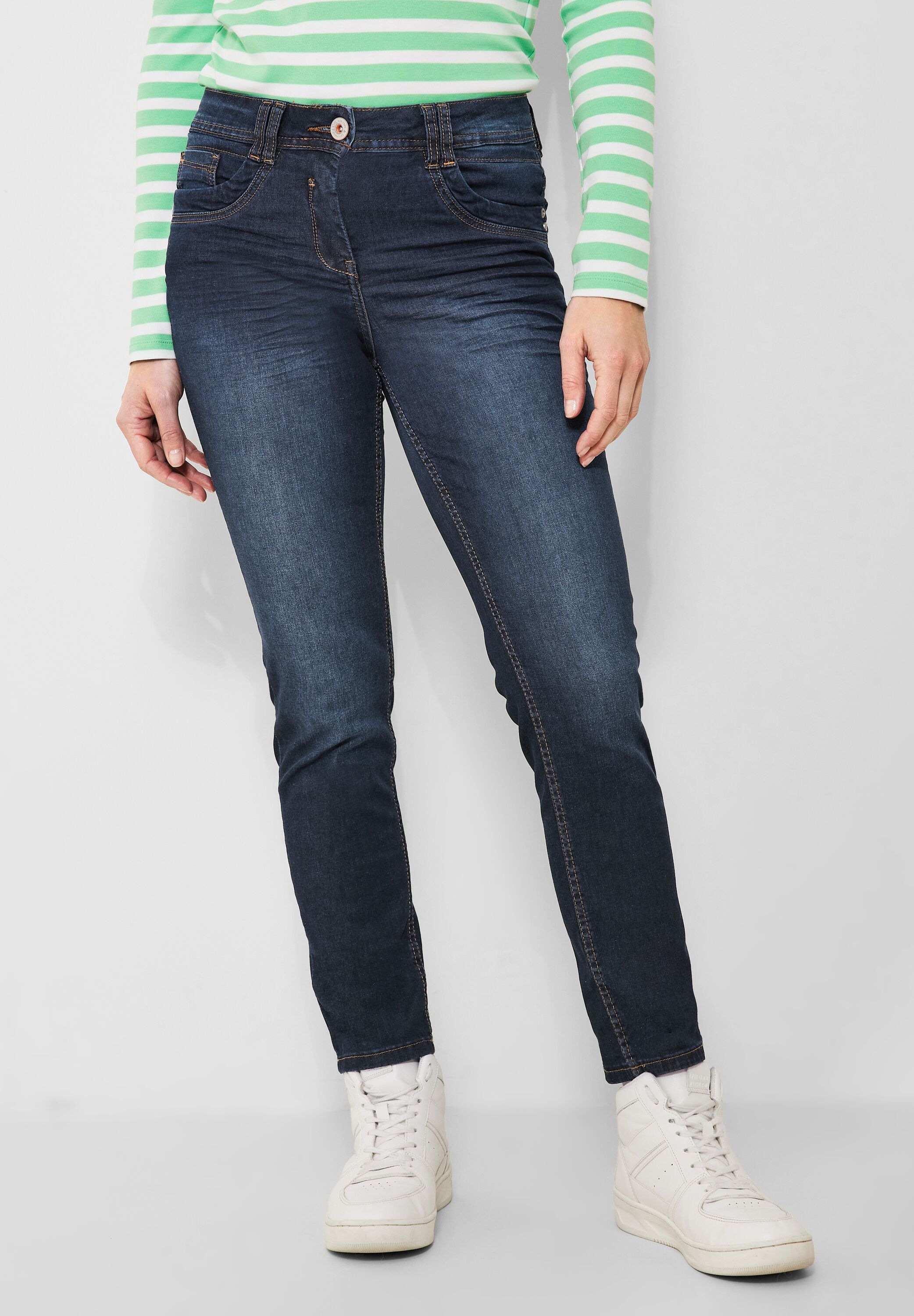 Cecil Slim-fit-Jeans, 5-Pocket-Style