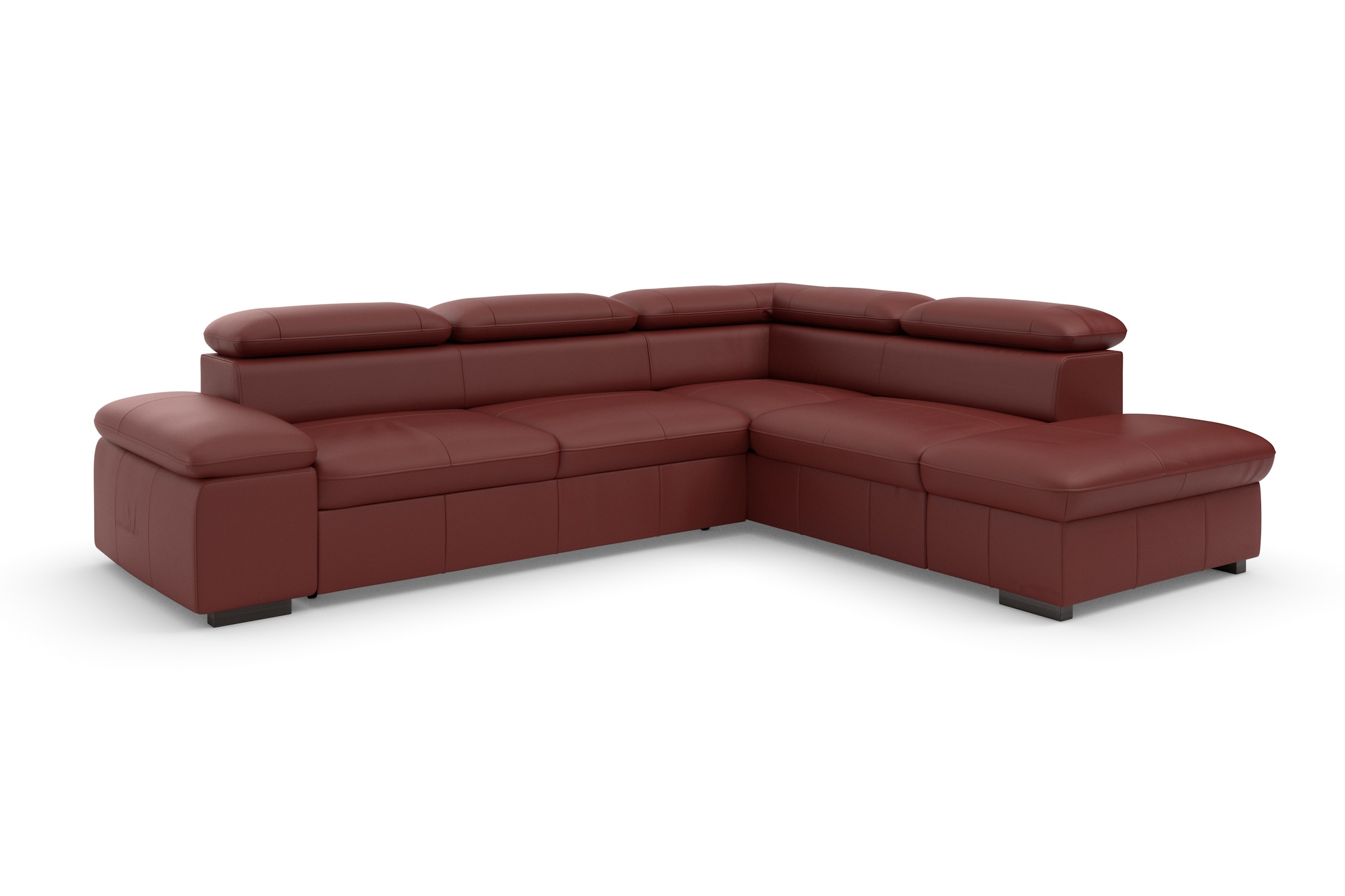 Home affaire Ecksofa »Alberto L-Form«, mit Kopfteilverstellung, wahlweise mit Bettfunktion