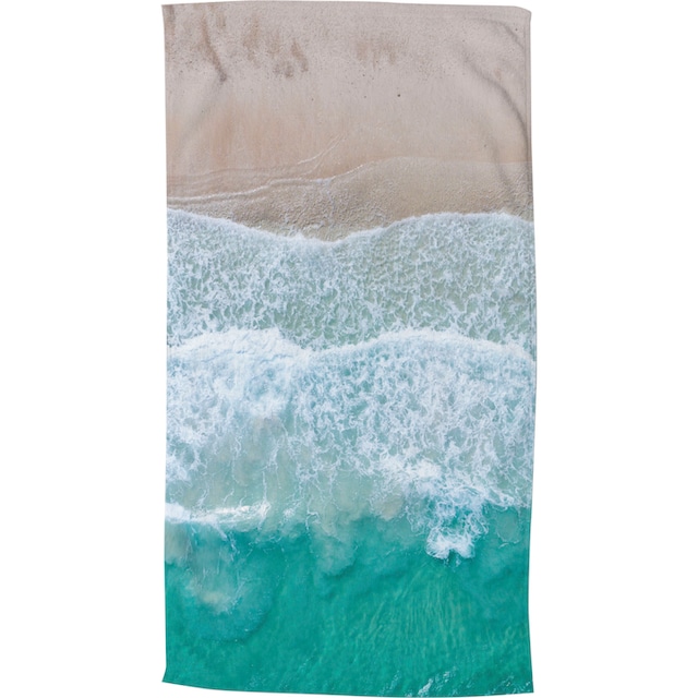 good morning Strandtuch »Holiday«, (1 St.), Strand Motiv, mit weißer  Rückseite kaufen | BAUR