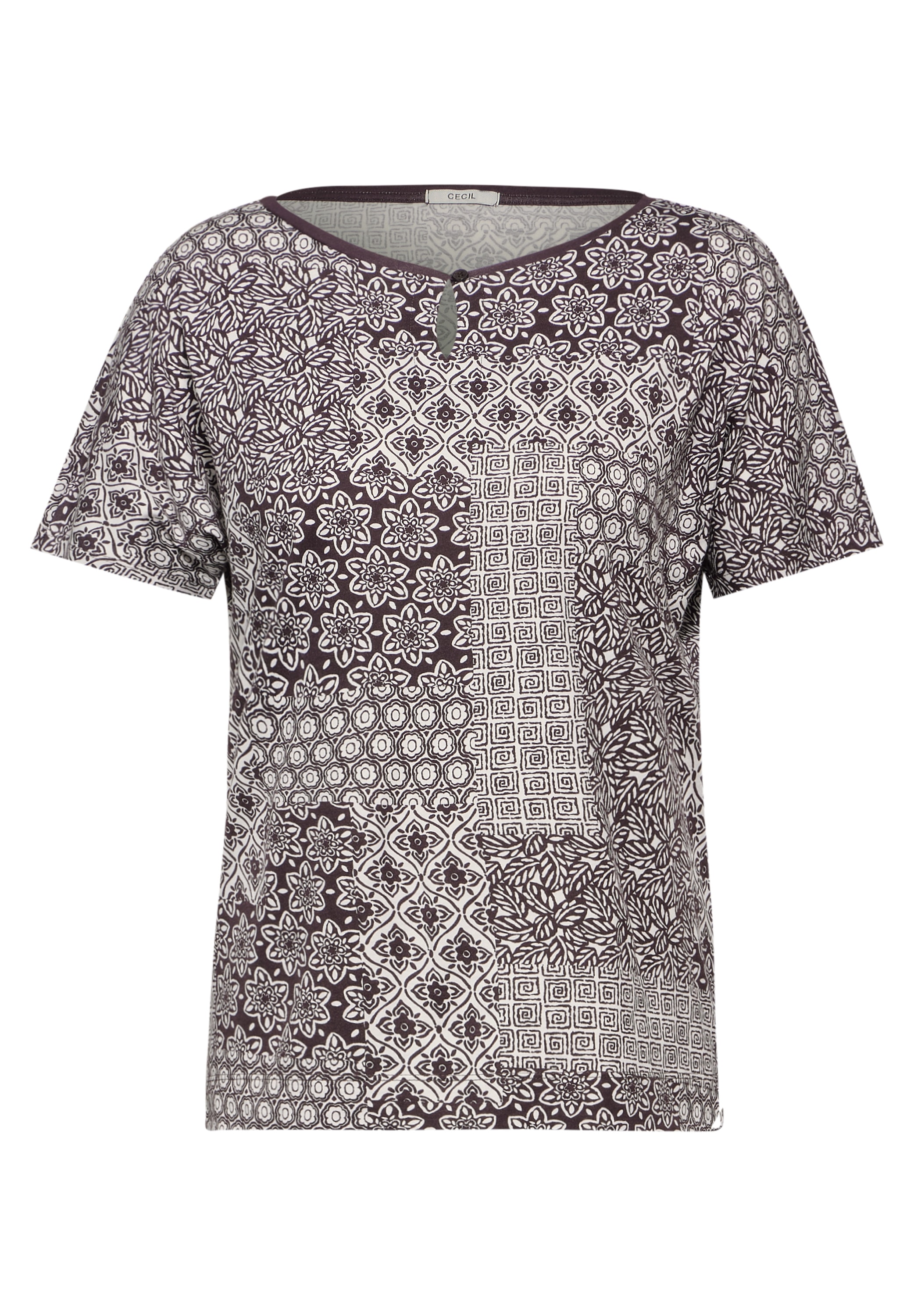 Cecil T-Shirt, mit U-Boot-Ausschnitt
