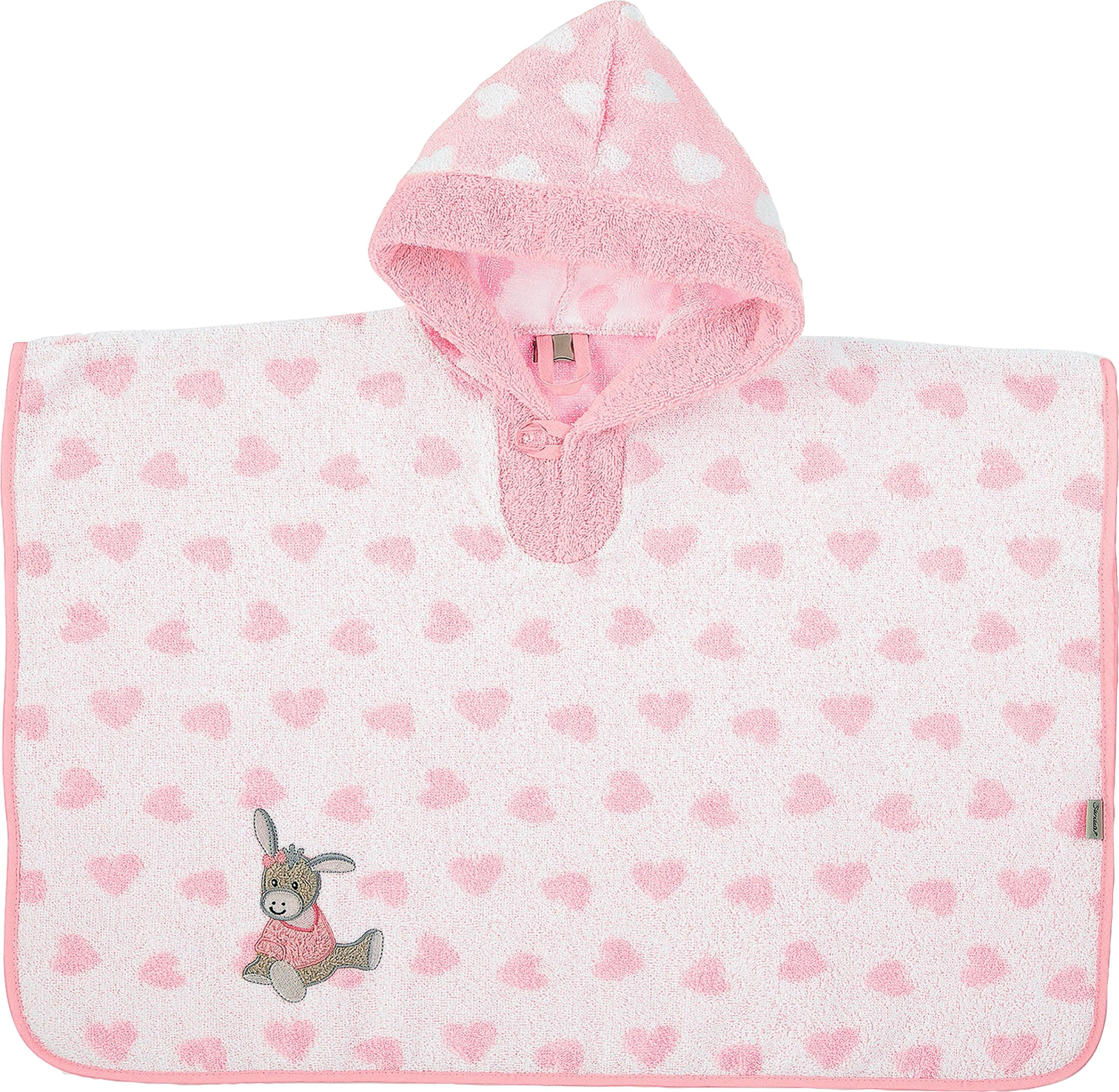 Esel Emmi mit (1 »Esel Applikation | Girl«, BAUR Sterntaler® Badeponcho St.),