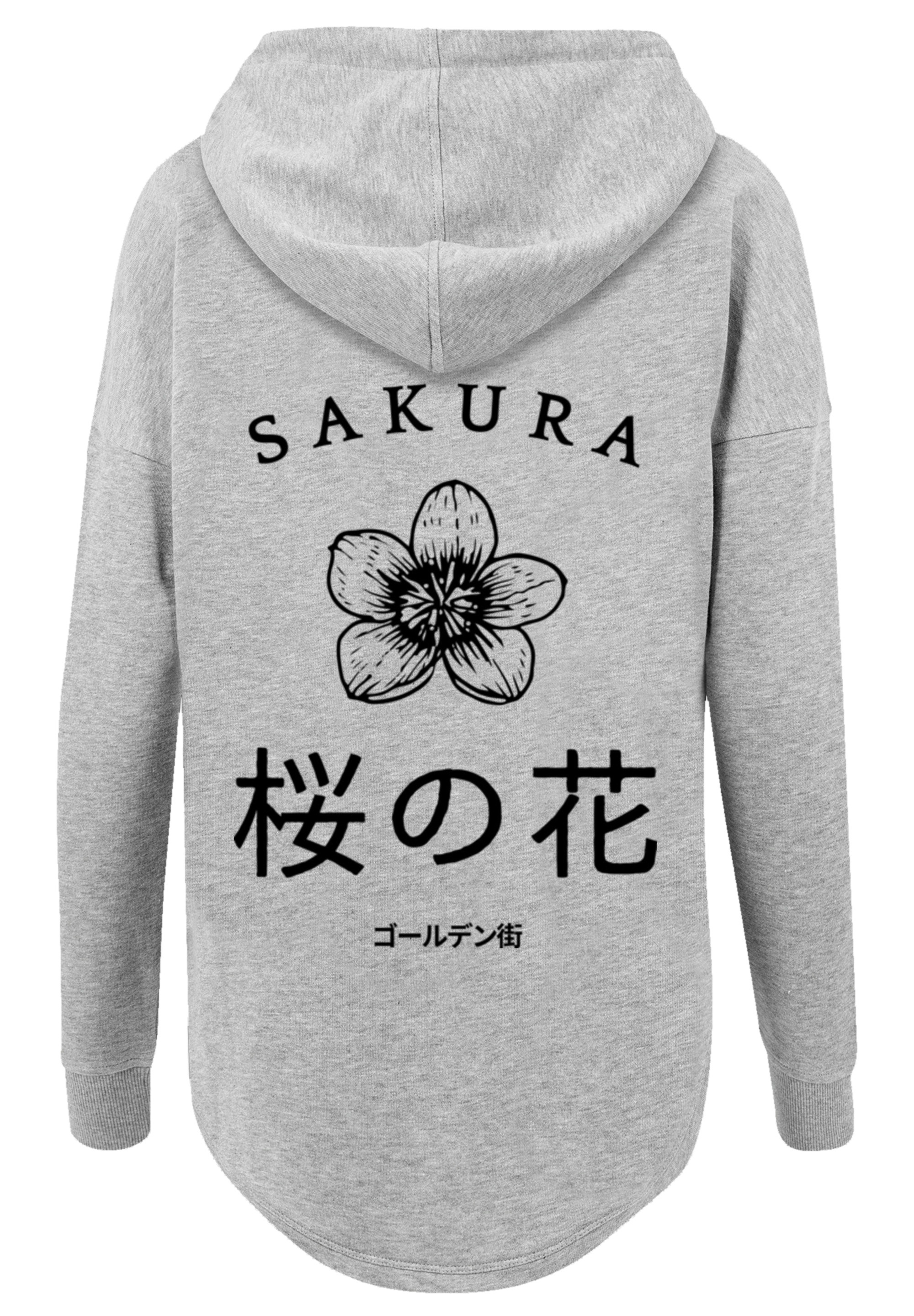 F4NT4STIC Kapuzenpullover »Kirschblüten Golden Gai«, Print