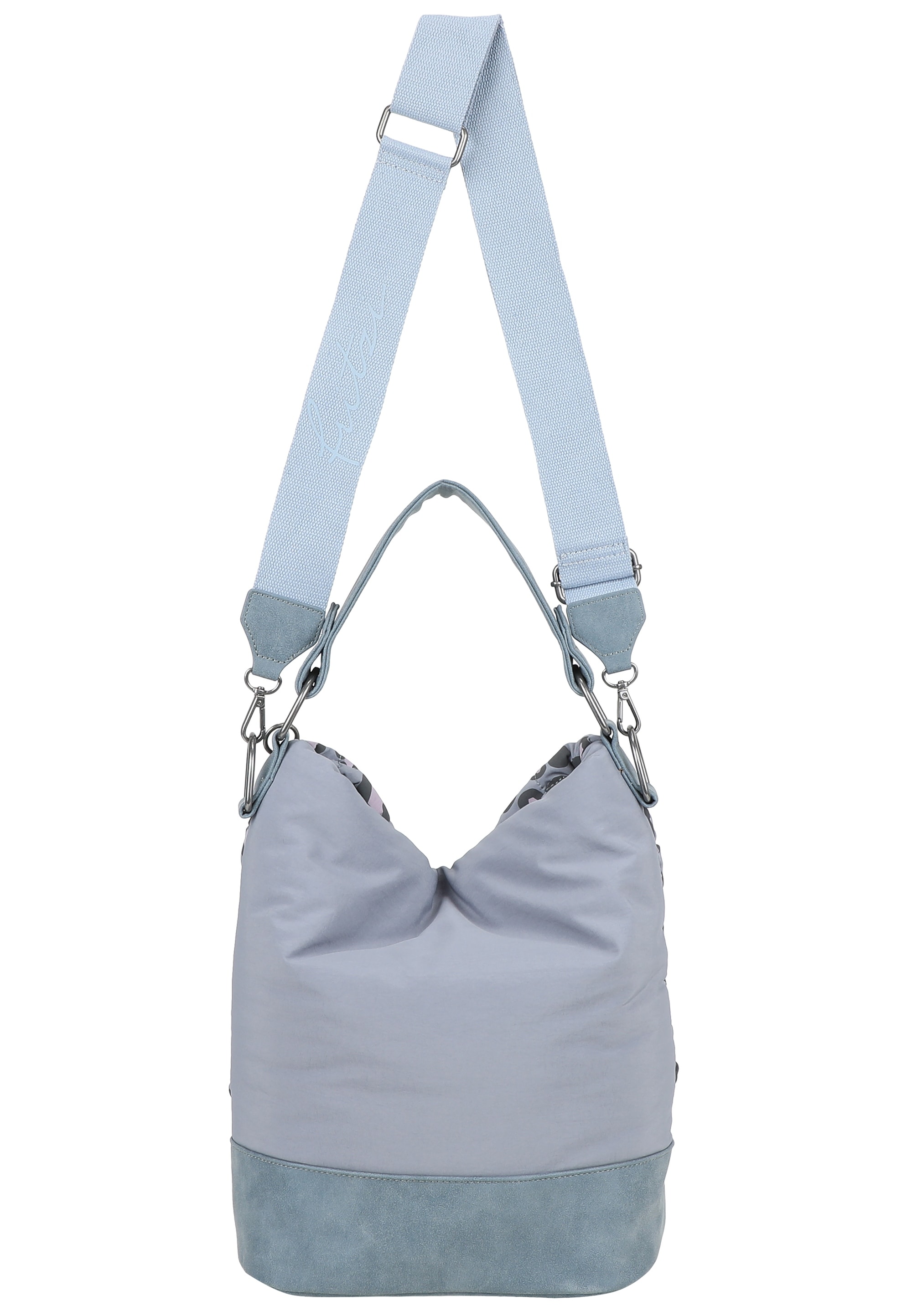 Fritzi aus Preußen Henkeltasche »Leo Bubble Soft Anthra« aus 3D-Bubble Nylon-Material