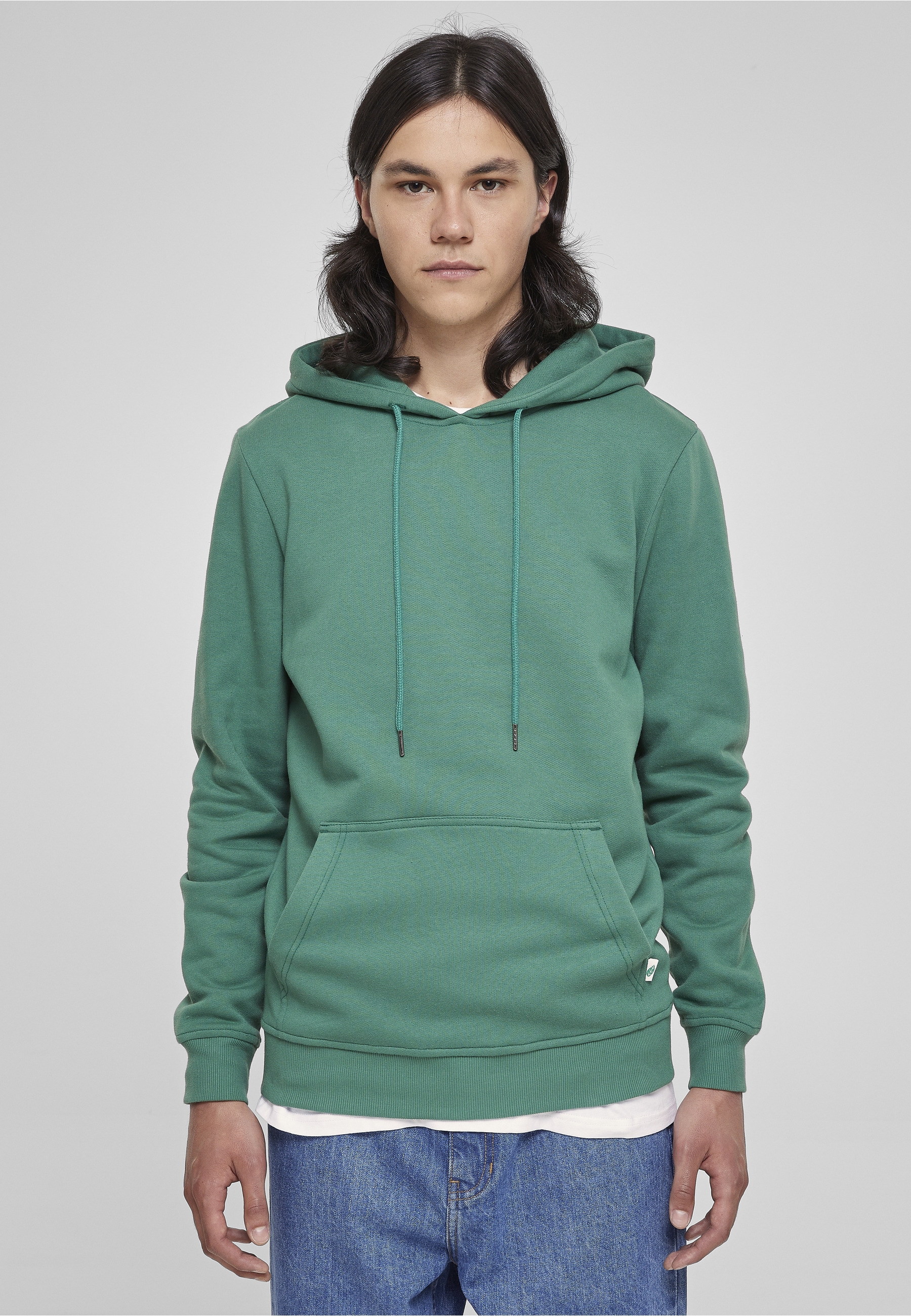 URBAN CLASSICS Rundhalspullover "Urban Classics Herren Organic Basic Hoody" günstig online kaufen