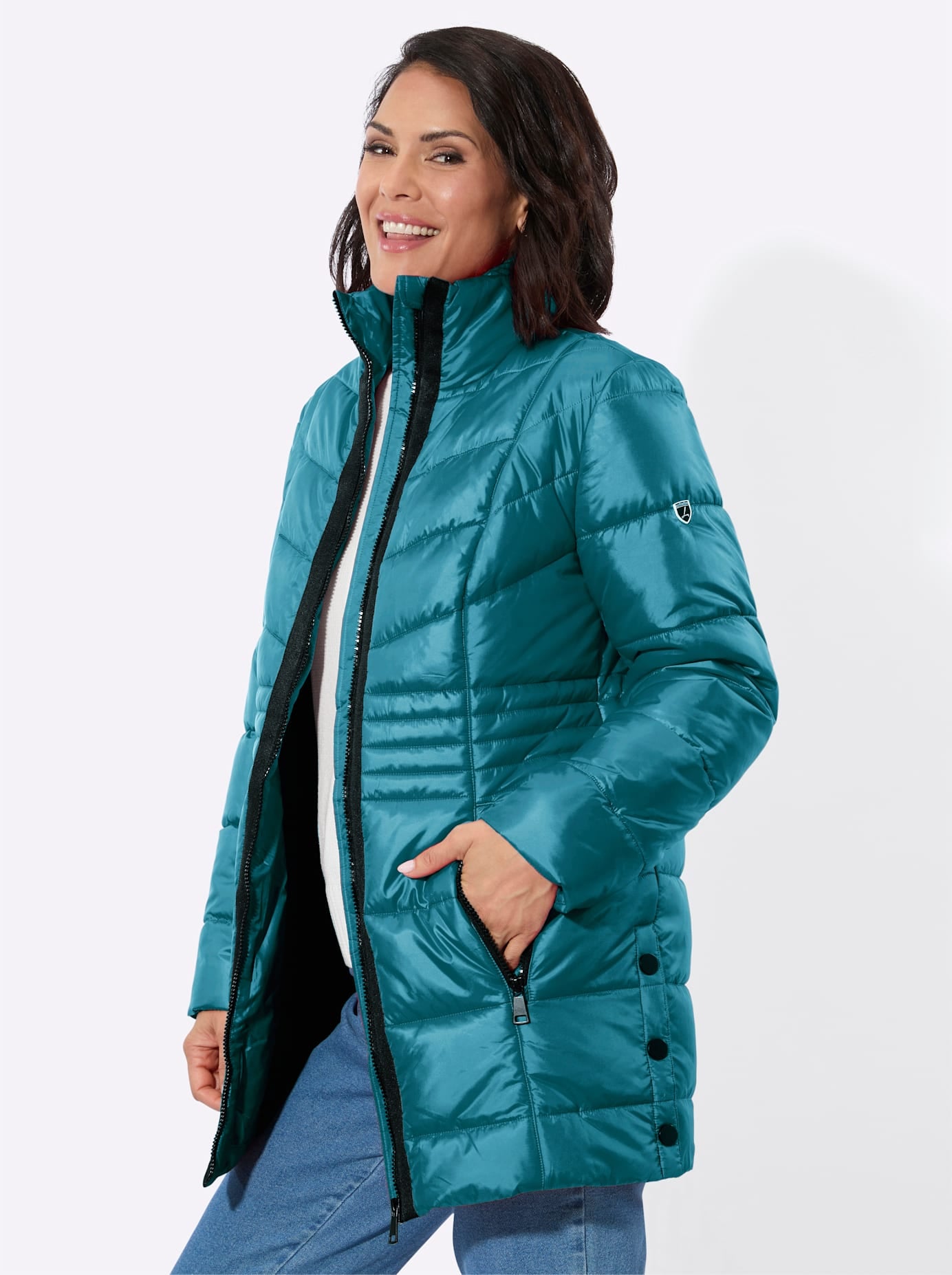 Casual Looks Steppjacke ohne Kapuze